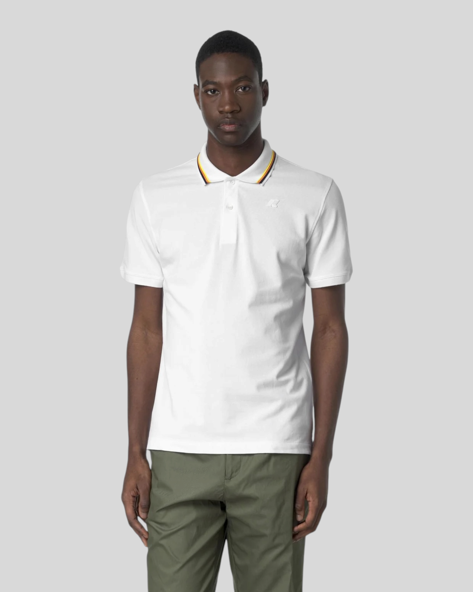 Polo Jud Pique Slim Bianca K1125DW 001 K-Way