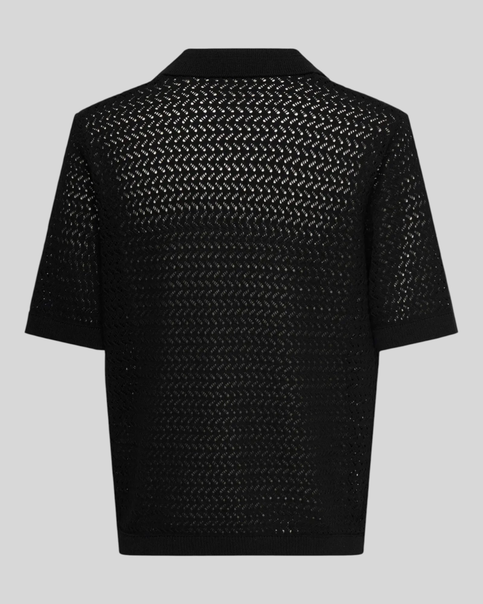 Polo In Maglia Lavorata Nero 22037952 Only & Sons