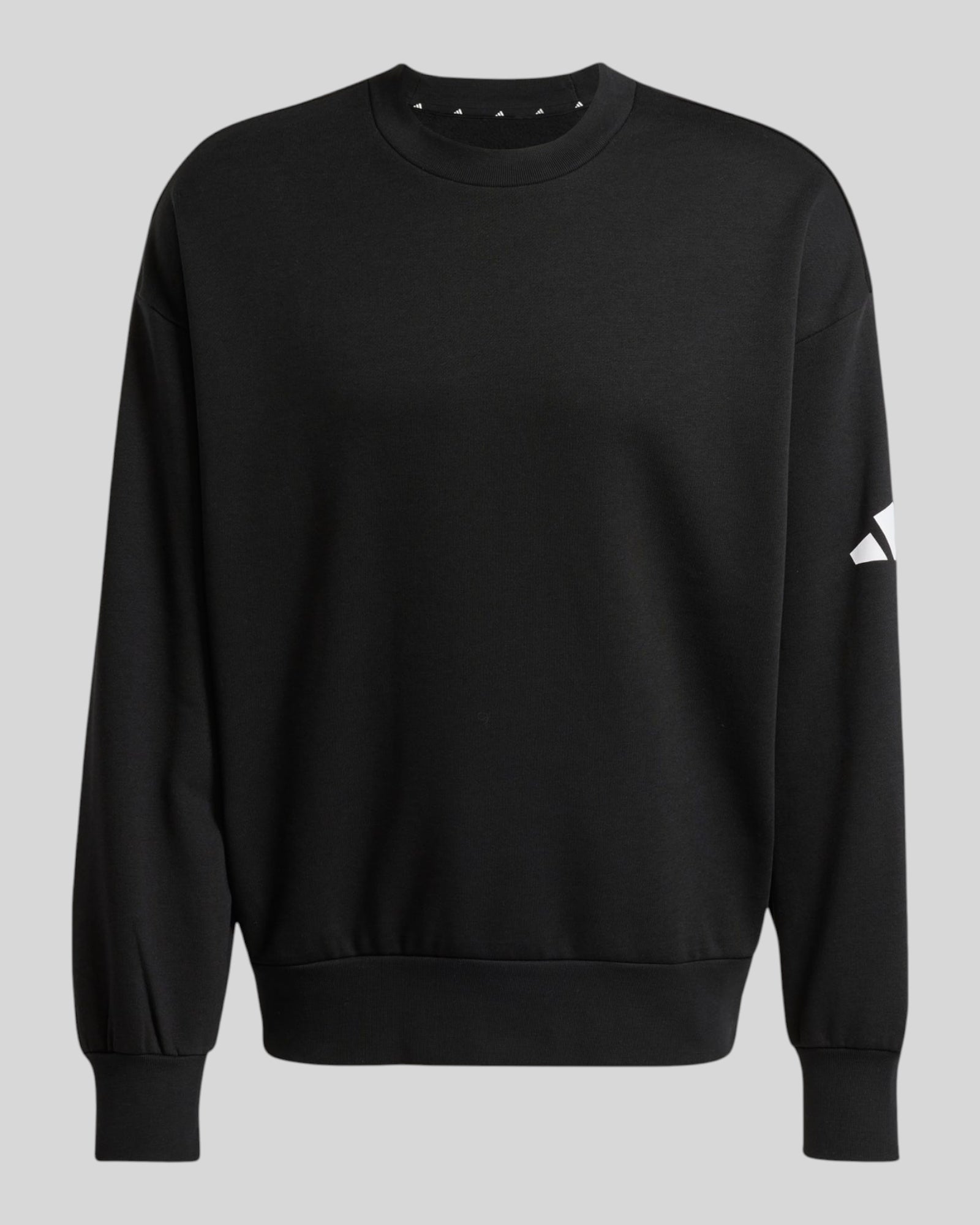 Felpa Girocollo Essentials Loose 3 Bars Nero JF3542 Adidas