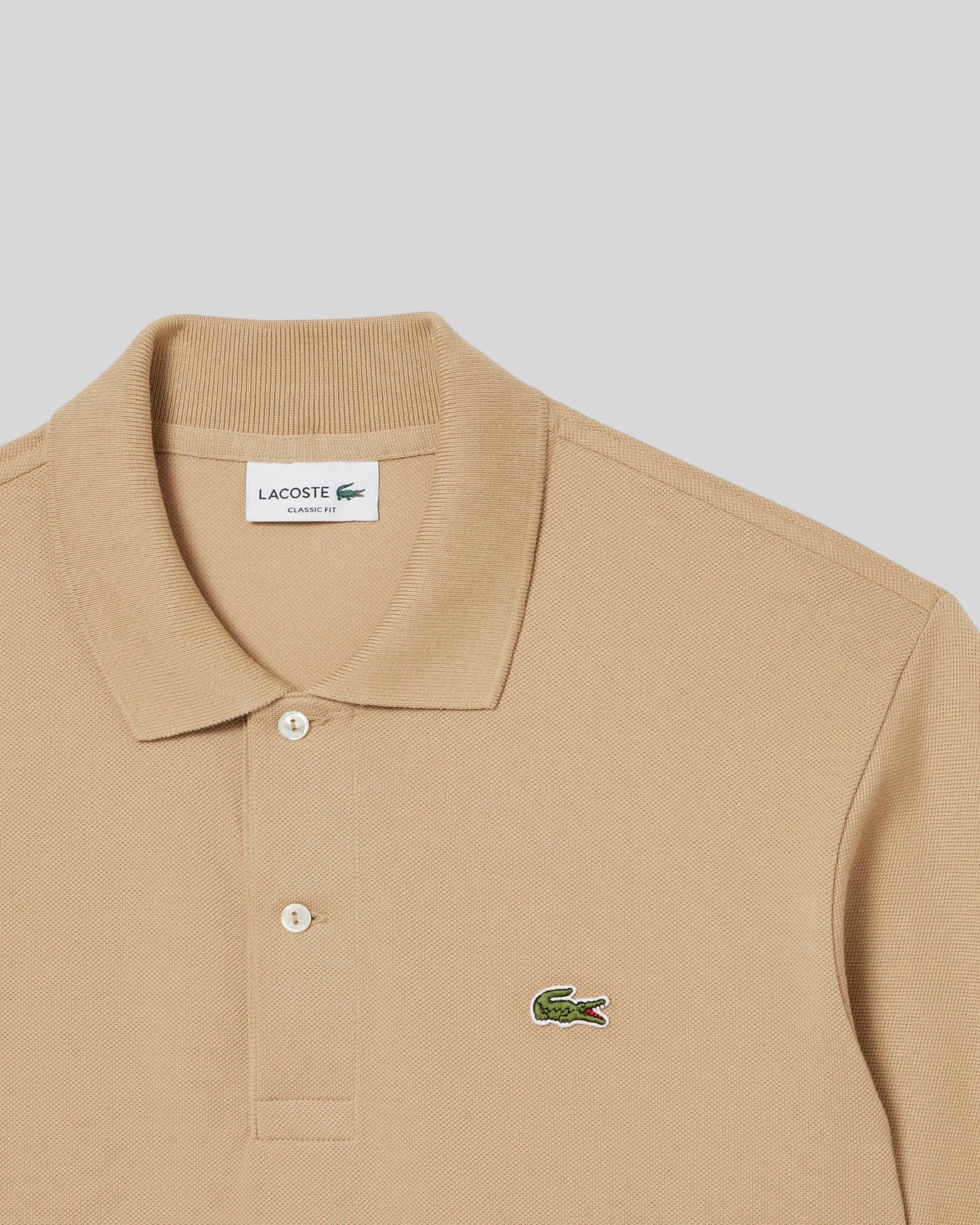 Polo Classic Fit In Piquet Beige L1212-00-02S Lacoste