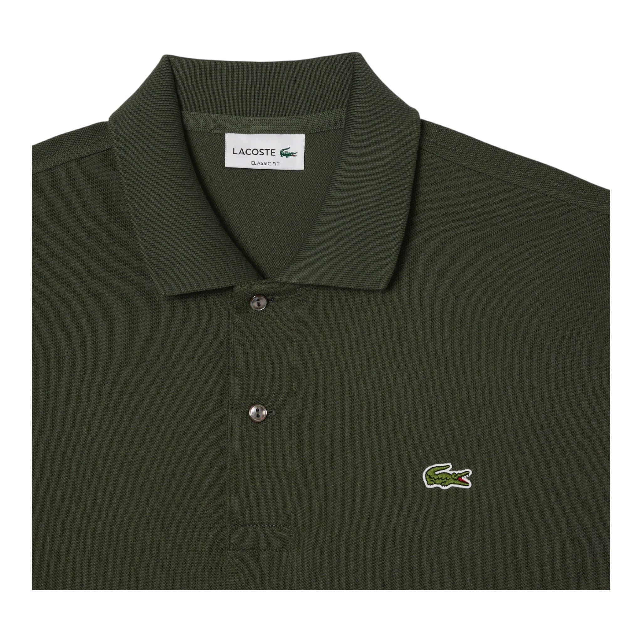 Polo Classic Fit Verde Khaki L121200HCF Lacoste