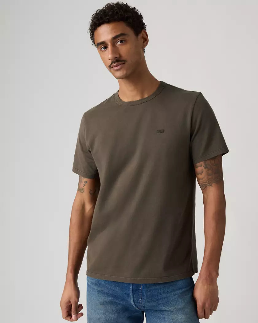 T-Shirt Levi's Original Tee Garment Dye Coffee Marrone 005GX0021