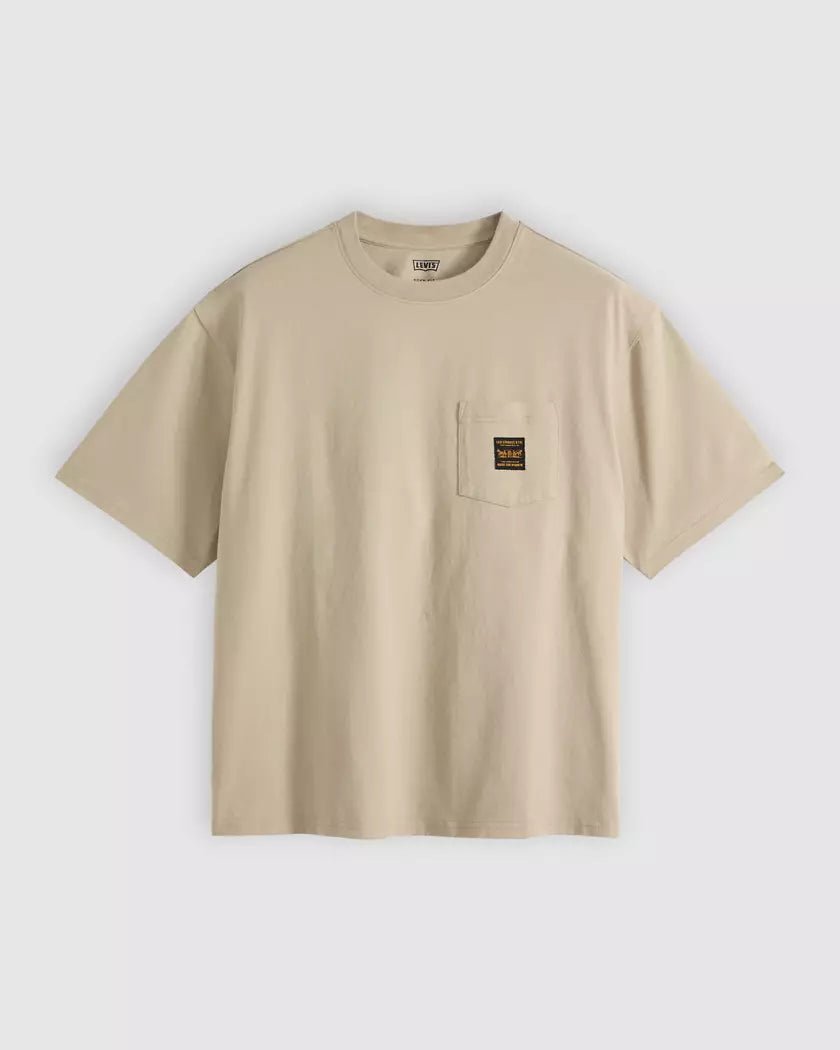T-Shirt Levi's SS Workwear Pocket Tee Trench Coat- Beige 008AB0001