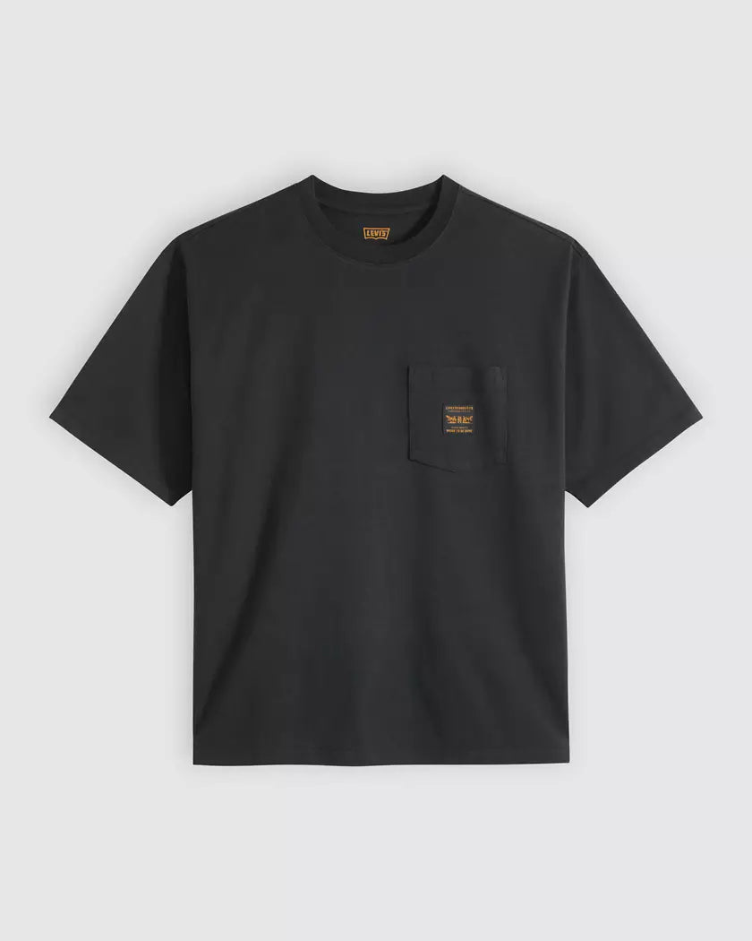 T-Shirt Levi's Workwear Pocket Tee Jet Black Nero 008AB0009