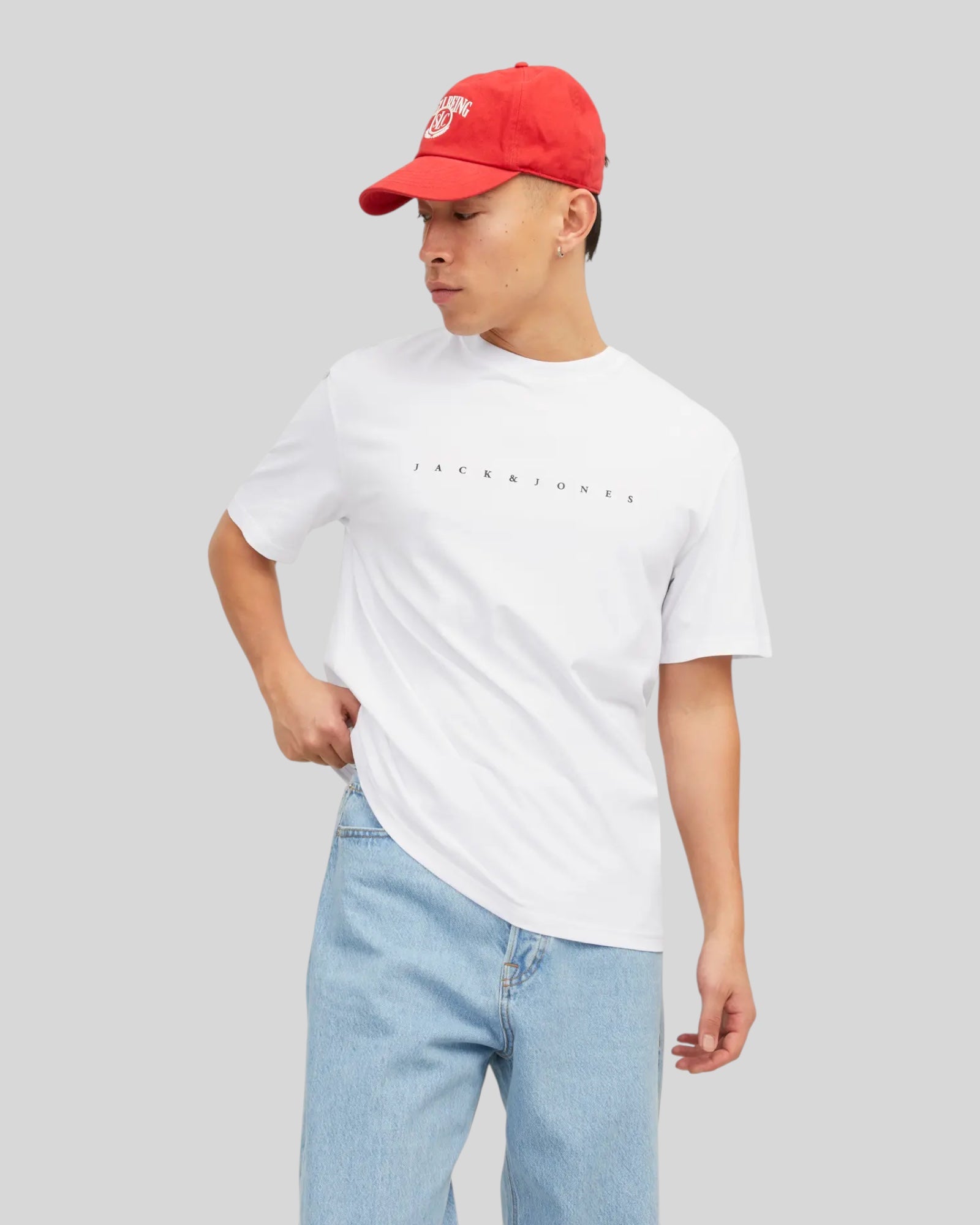 T-Shirt Jjestar Tee Bianco 12234746 Jack & Jones