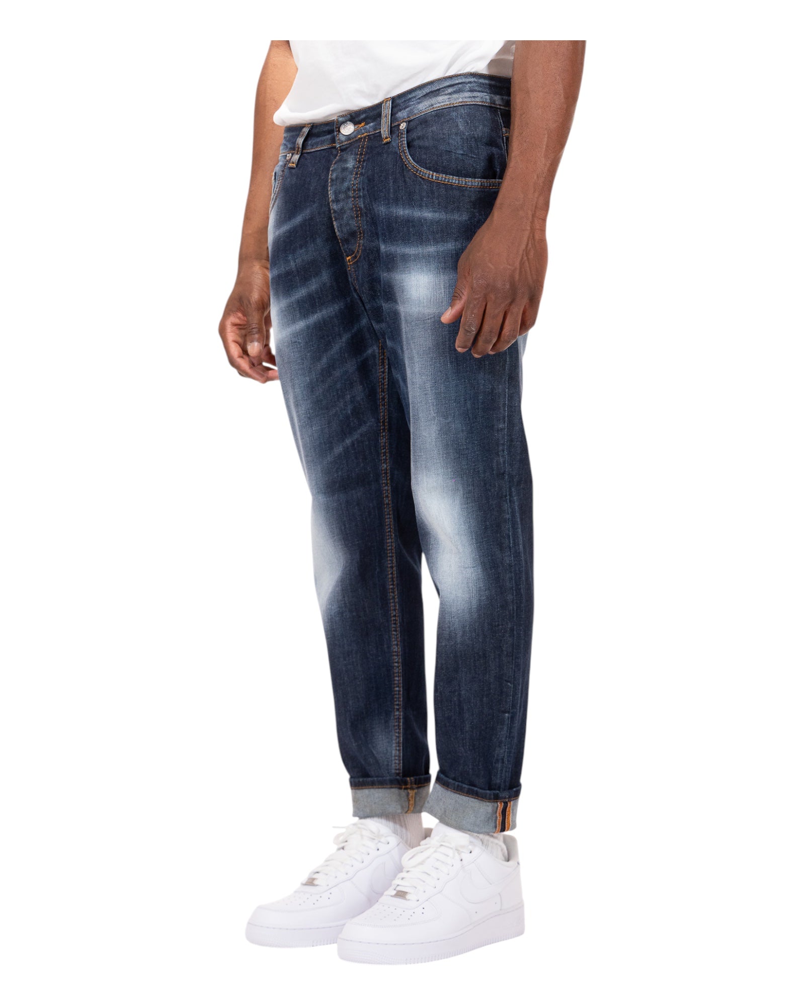 Jeans 5 Tasche New Woll 743B Soldier