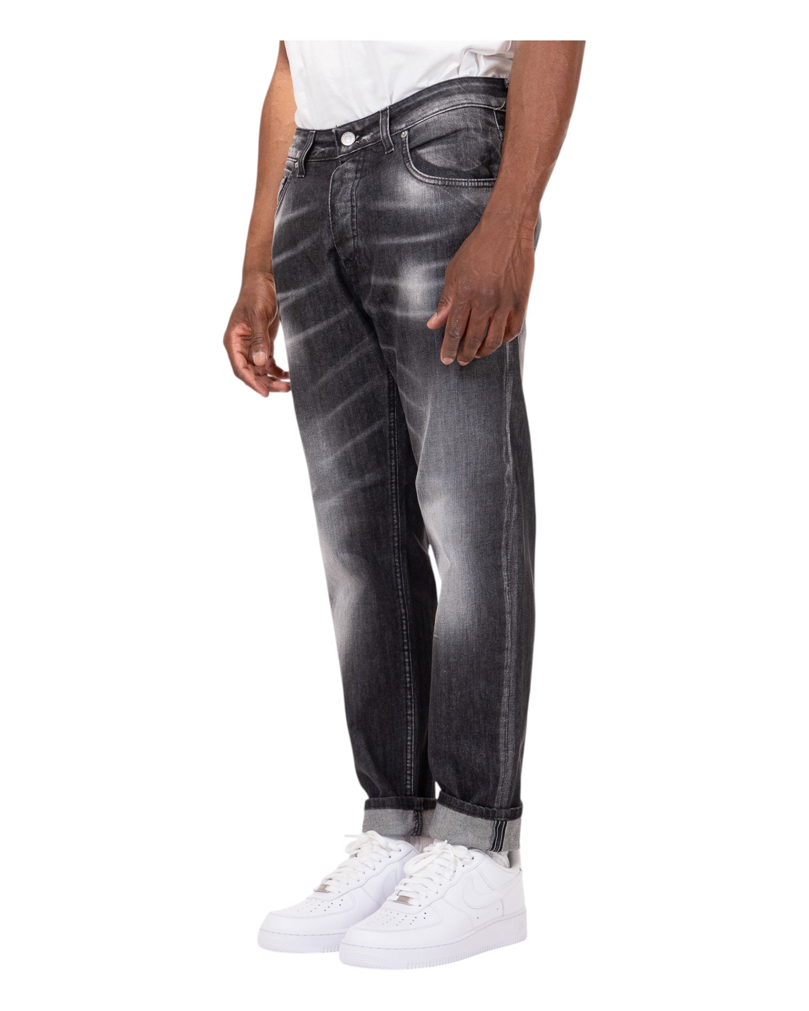 Jeans 5 Tasche New Woll 743N Soldier