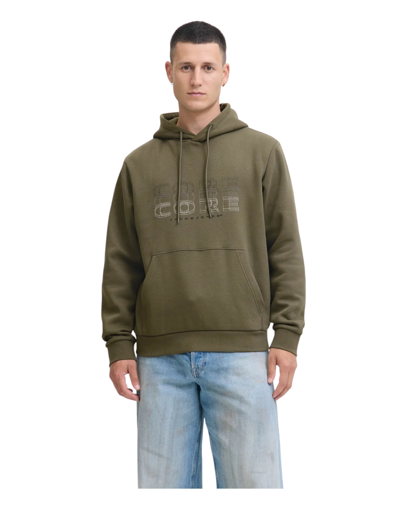 Felpa Con Cappuccio Jcofusion Branding Sweat Hoodie Grape Leaf 12284536 Jack & Jones