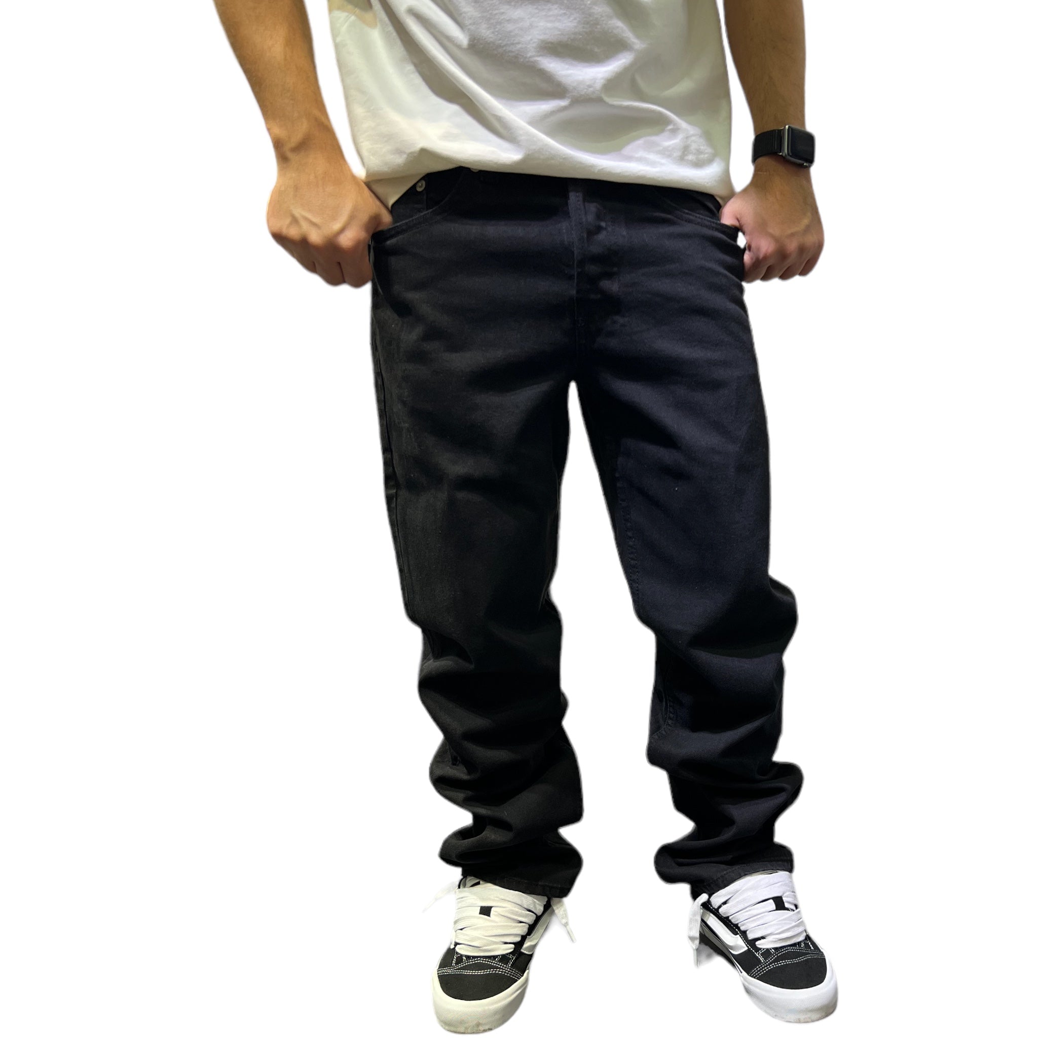 Baggy Edge Black Denim Jeans 8004 Only &amp; Sons