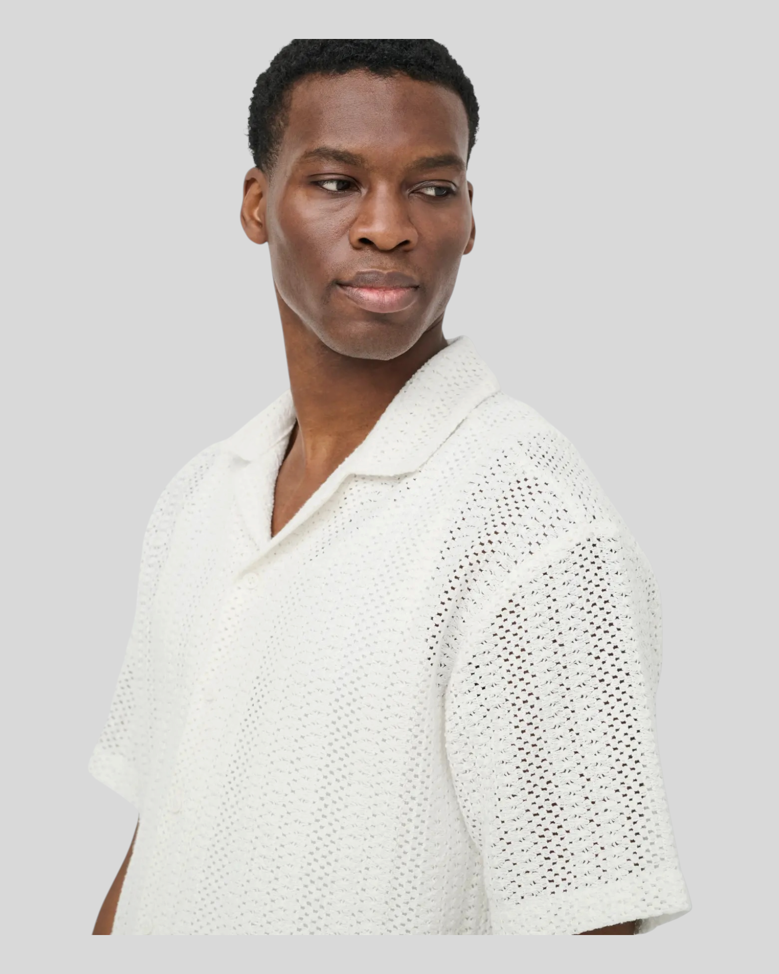 Camicia Maniche Corte Onsdani Crochet Gardenia 22030511 Only & Sons