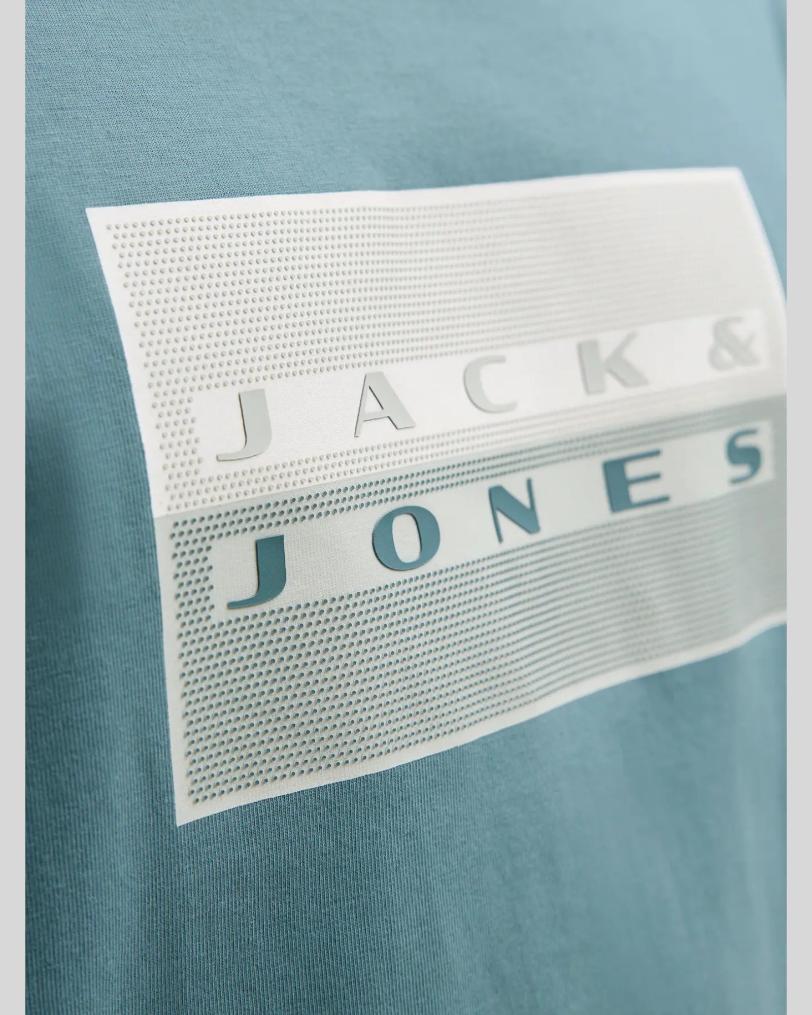 T-Shirt Jcofusion Dots Print Tee North Atlantic 12289863 Jack & Jones