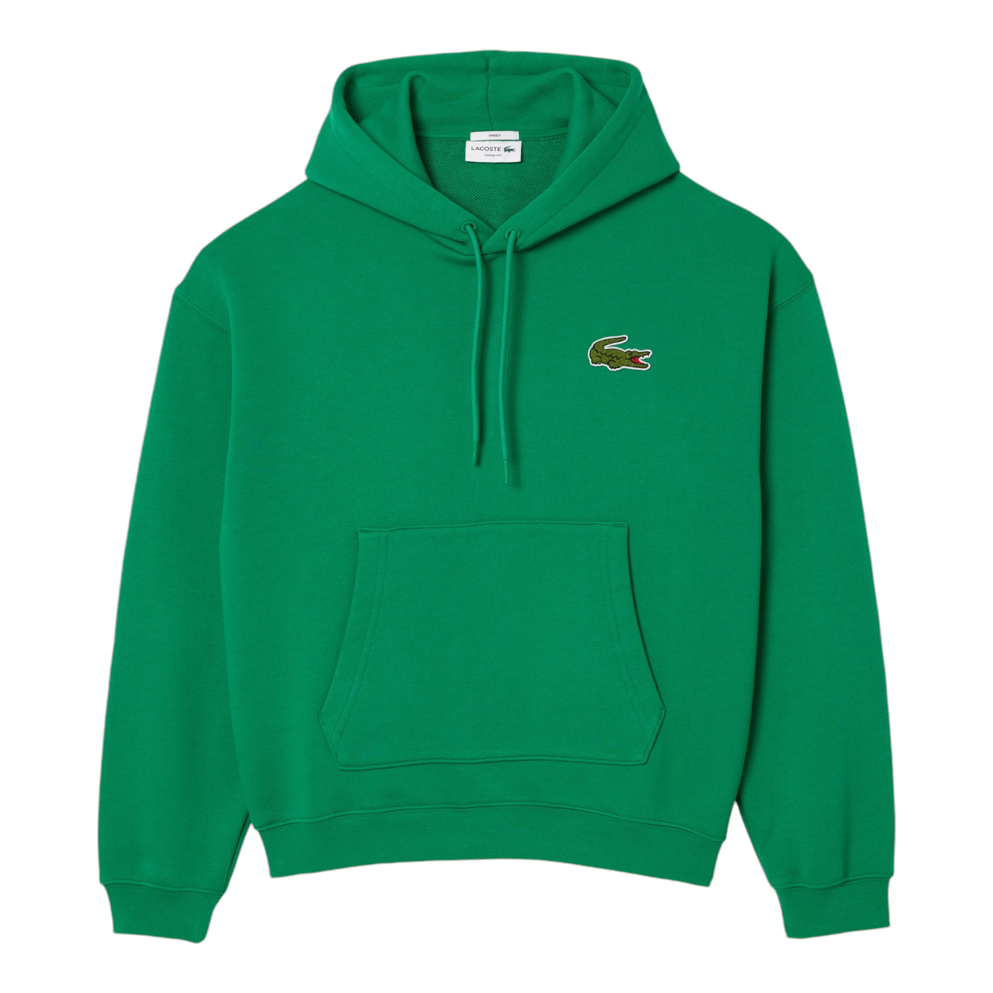 Felpa Con Cappuccio Loose Fit Big Crocodile Verde SH2754-00-LDM Lacoste