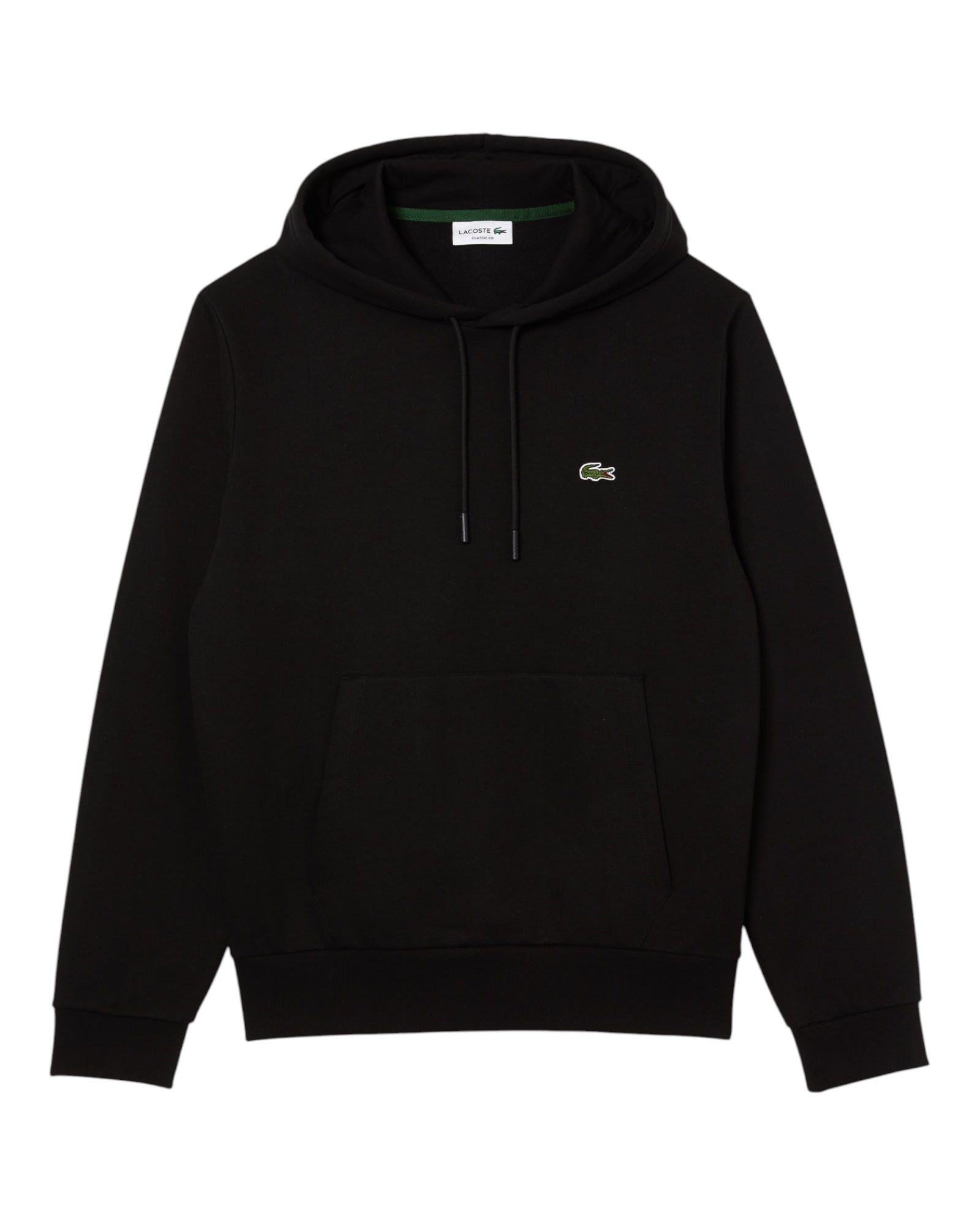 Felpa Con Cappuccio Classic Fit Nera SH9623-00-031 Lacoste