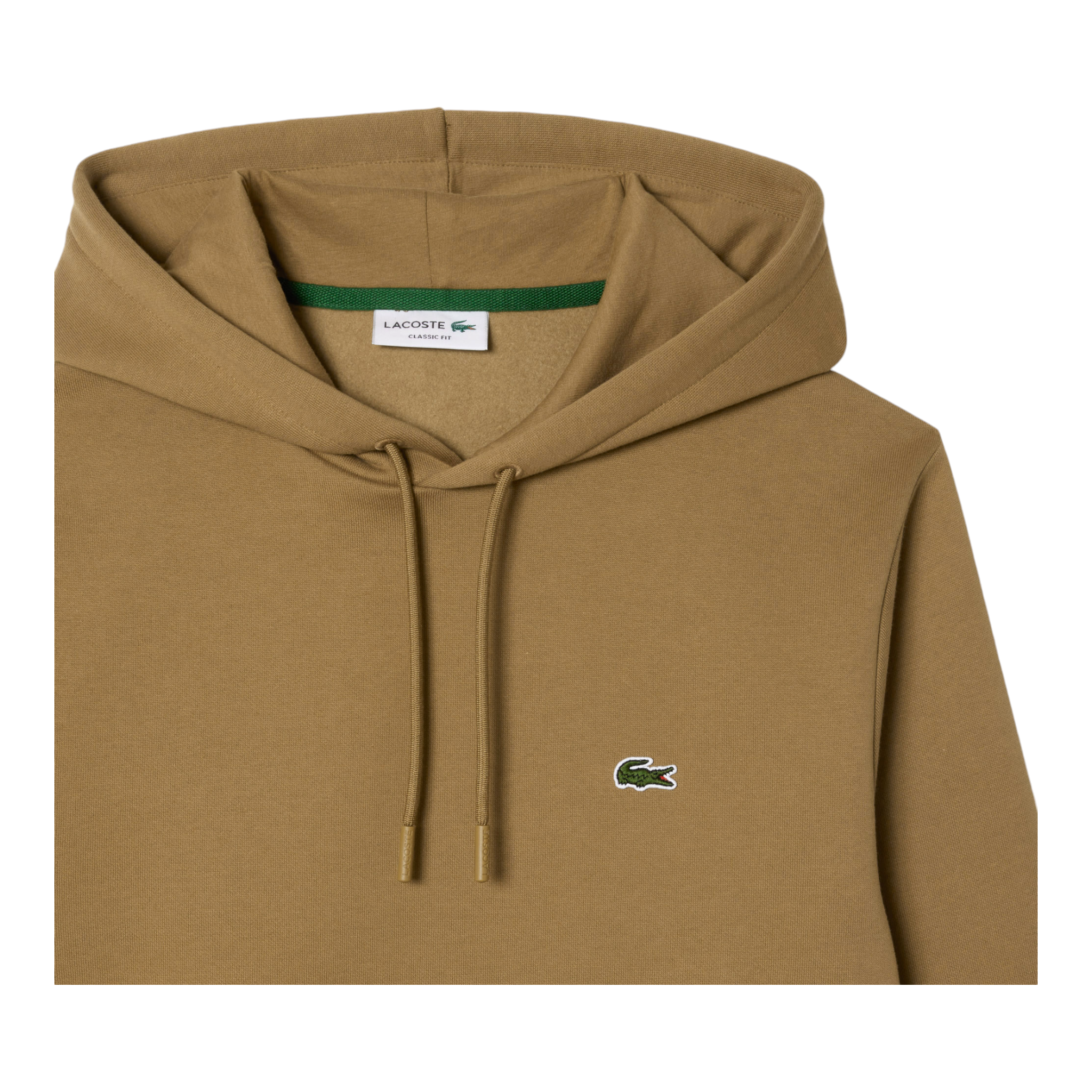 Felpa Con Cappuccio Classic Fit Marrone SH9623-00-SIX Lacoste