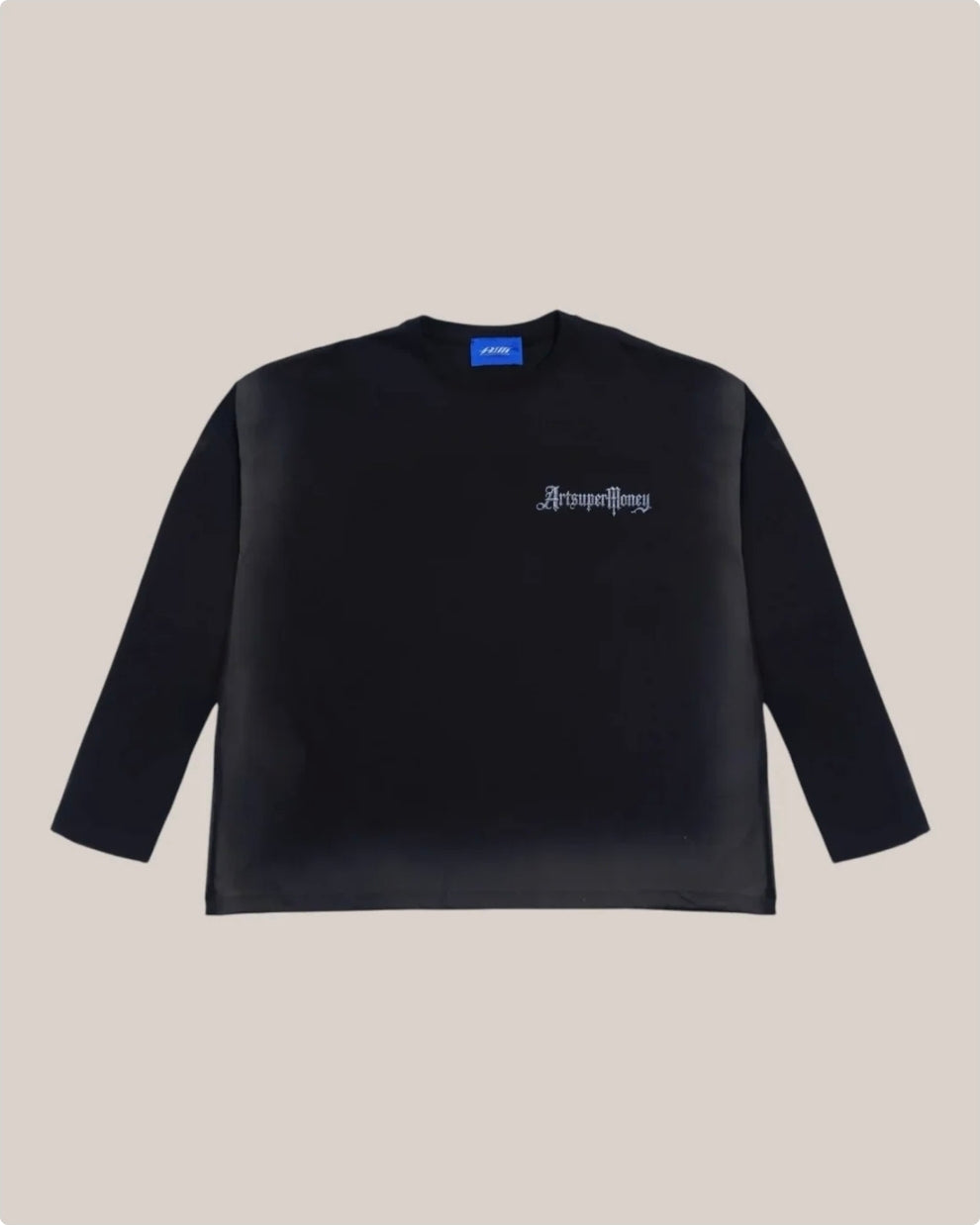 T-Shirt Art Super Money T-Bar Tee-Longsleeve – Black – ART. T-BAR TEE-LONGSLEEVE COL:BLACK