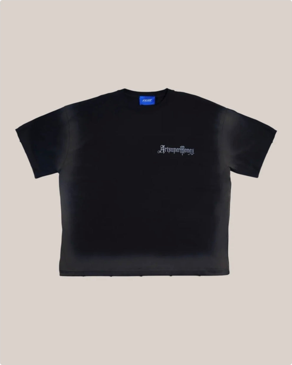 T-Shirt Art Super Money T-Bar Daily Tee – Black – ART. T-BAR DAILY TEE COL:BLACK