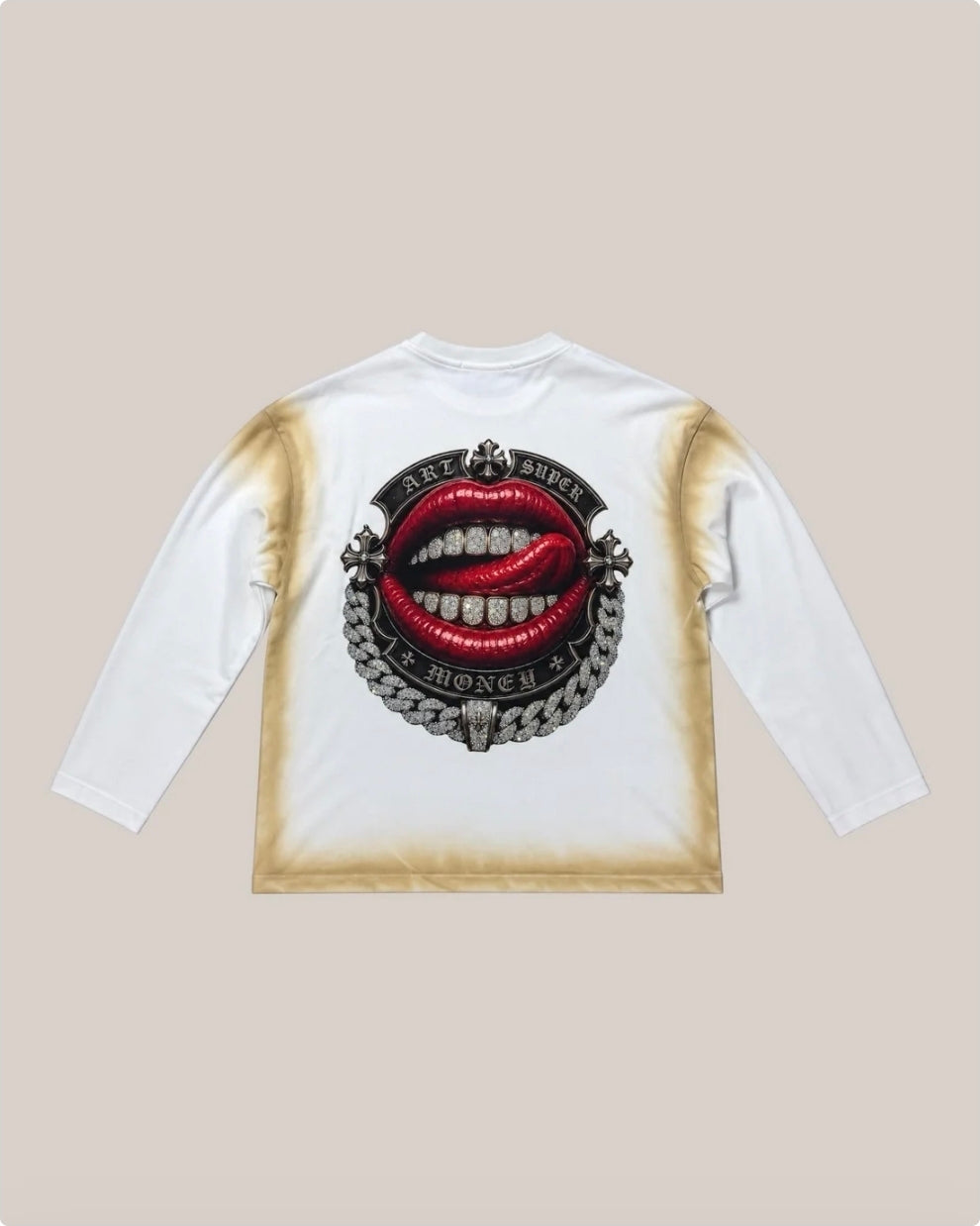 T-Shirt Art Super Money T-Bar Tee-Longsleeve – Off White – ART. T-BAR TEE-LONGSLEEVE COL: OFF WHITE