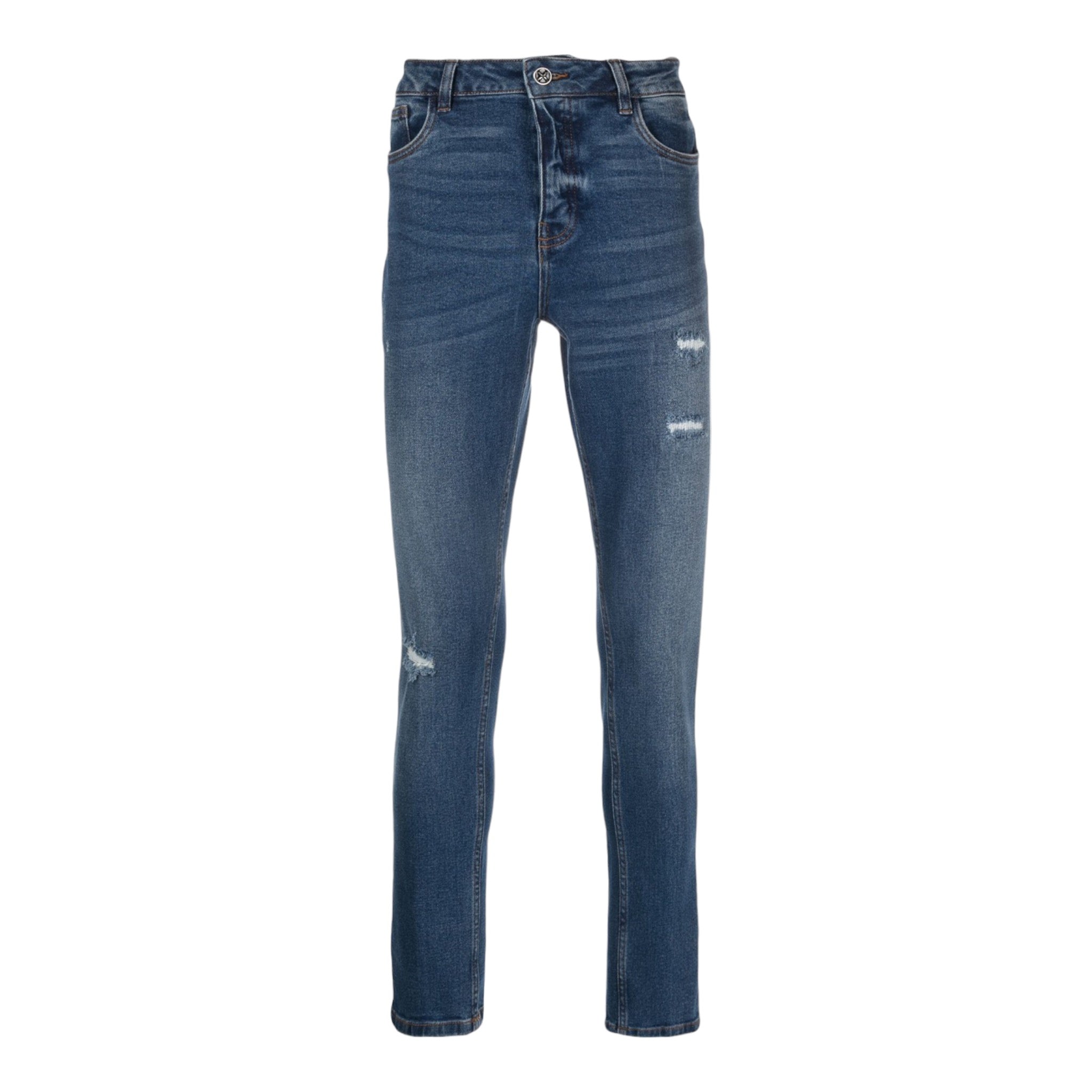 John Richmond Denim Blue Medium 5-Pocket-Jeans