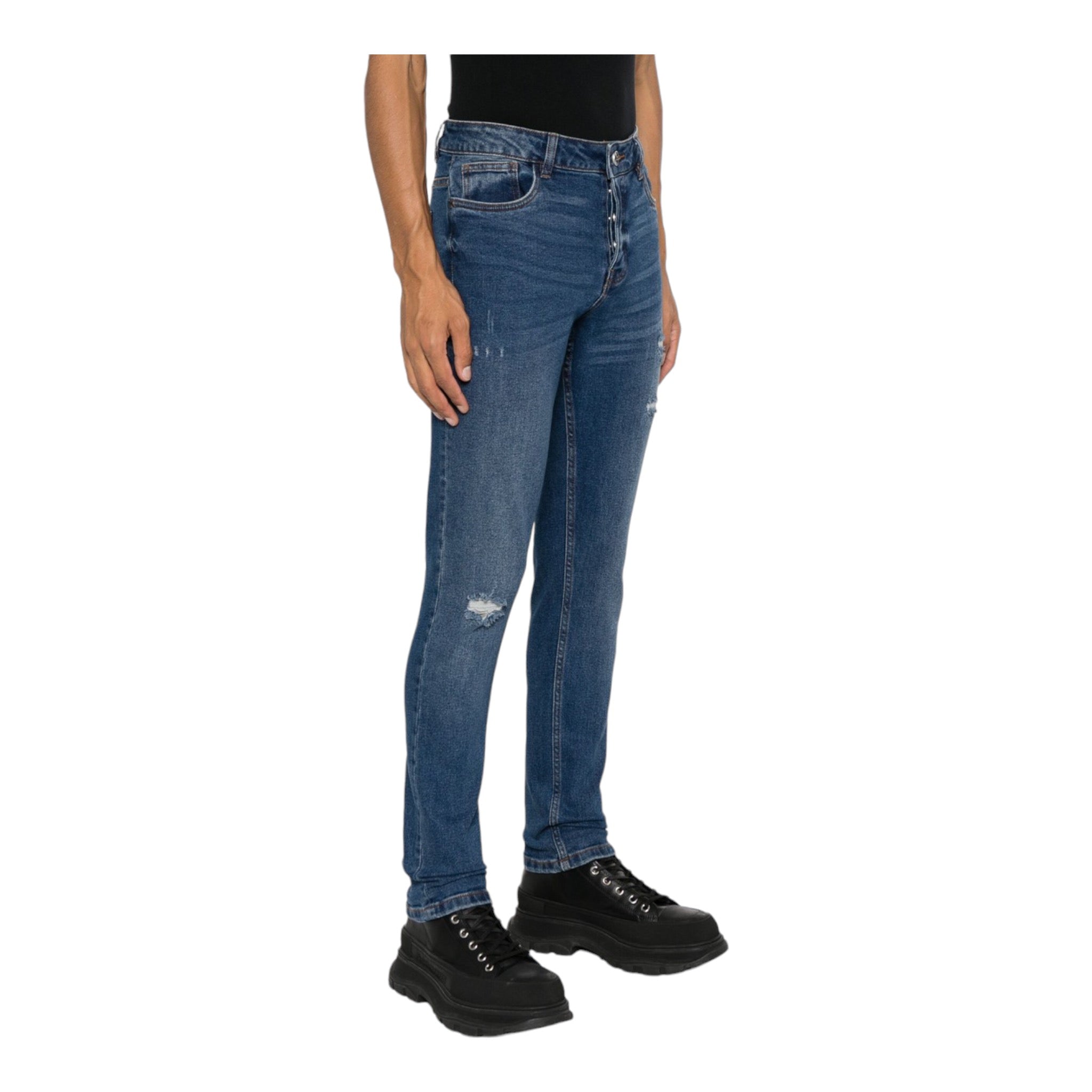 John Richmond Denim Blue Medium 5 Pocket Jeans