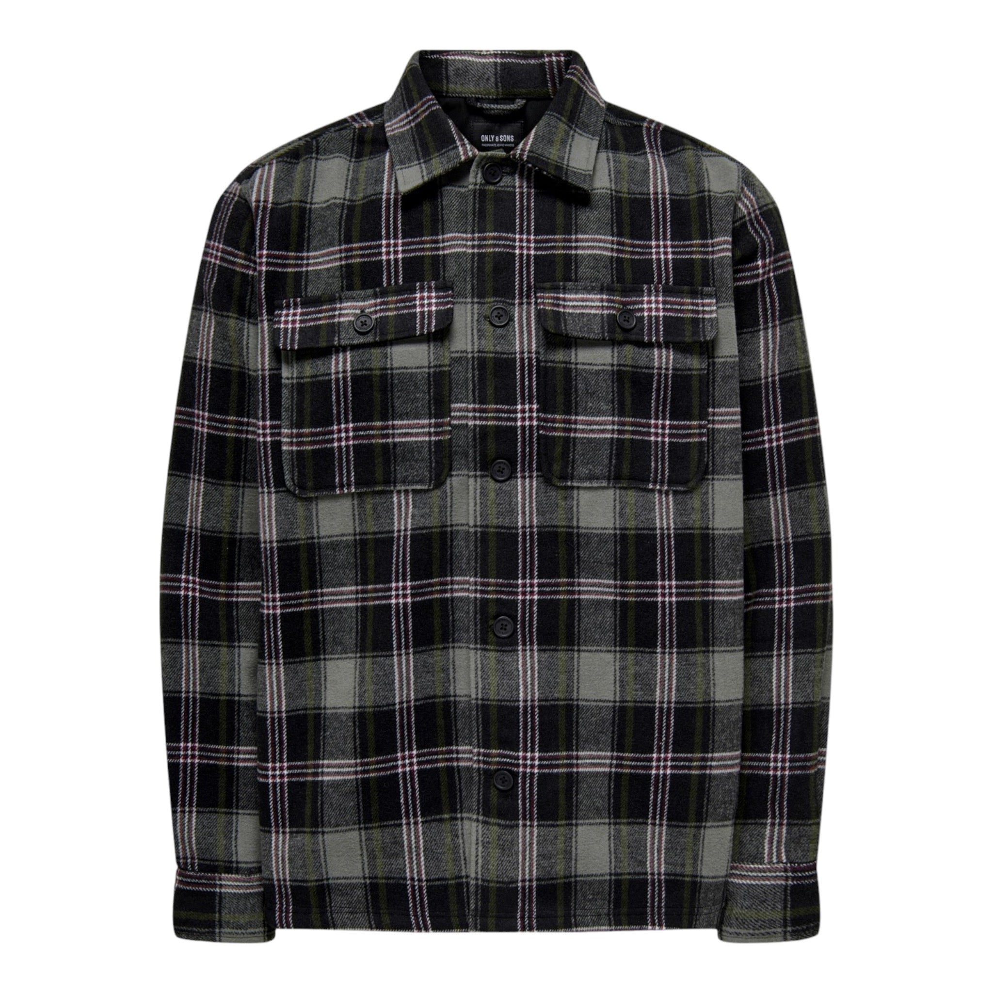 Only &amp; Sons Ons Ash Ovr Check Ls Shirt Langarmhemd