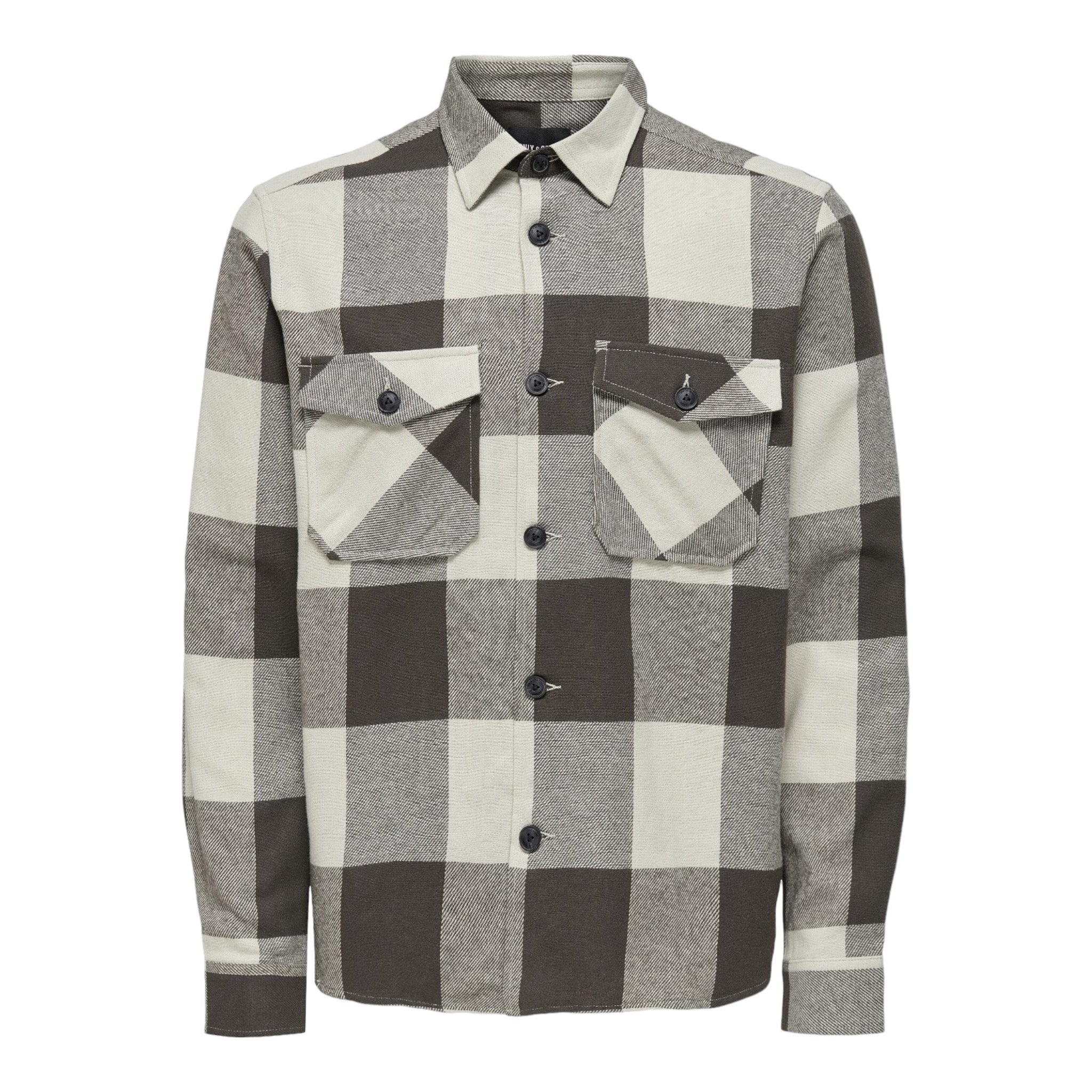 Only &amp; Sons Ons Milo Check Overshirt Langarmhemd