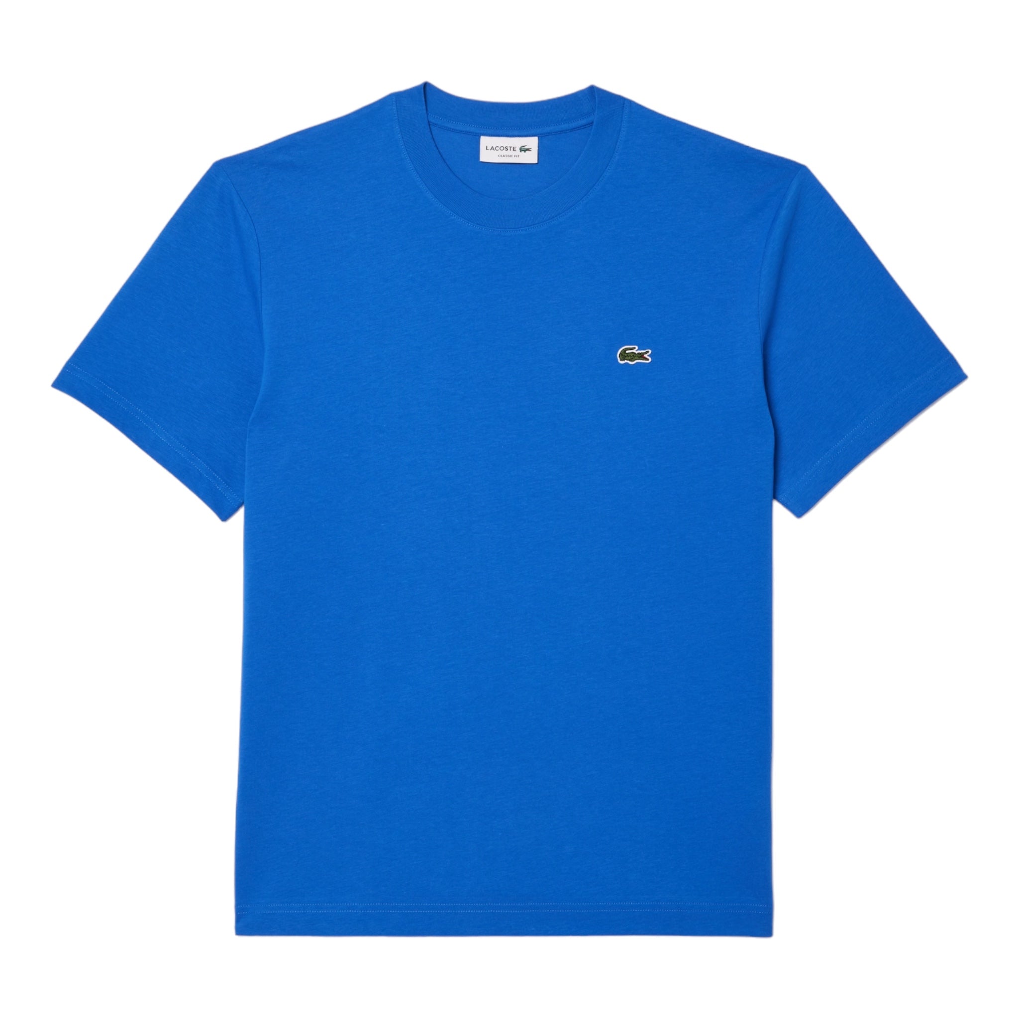 Classic Fit Cobalt Blue Jersey T-Shirt TH731800IXW Lacoste