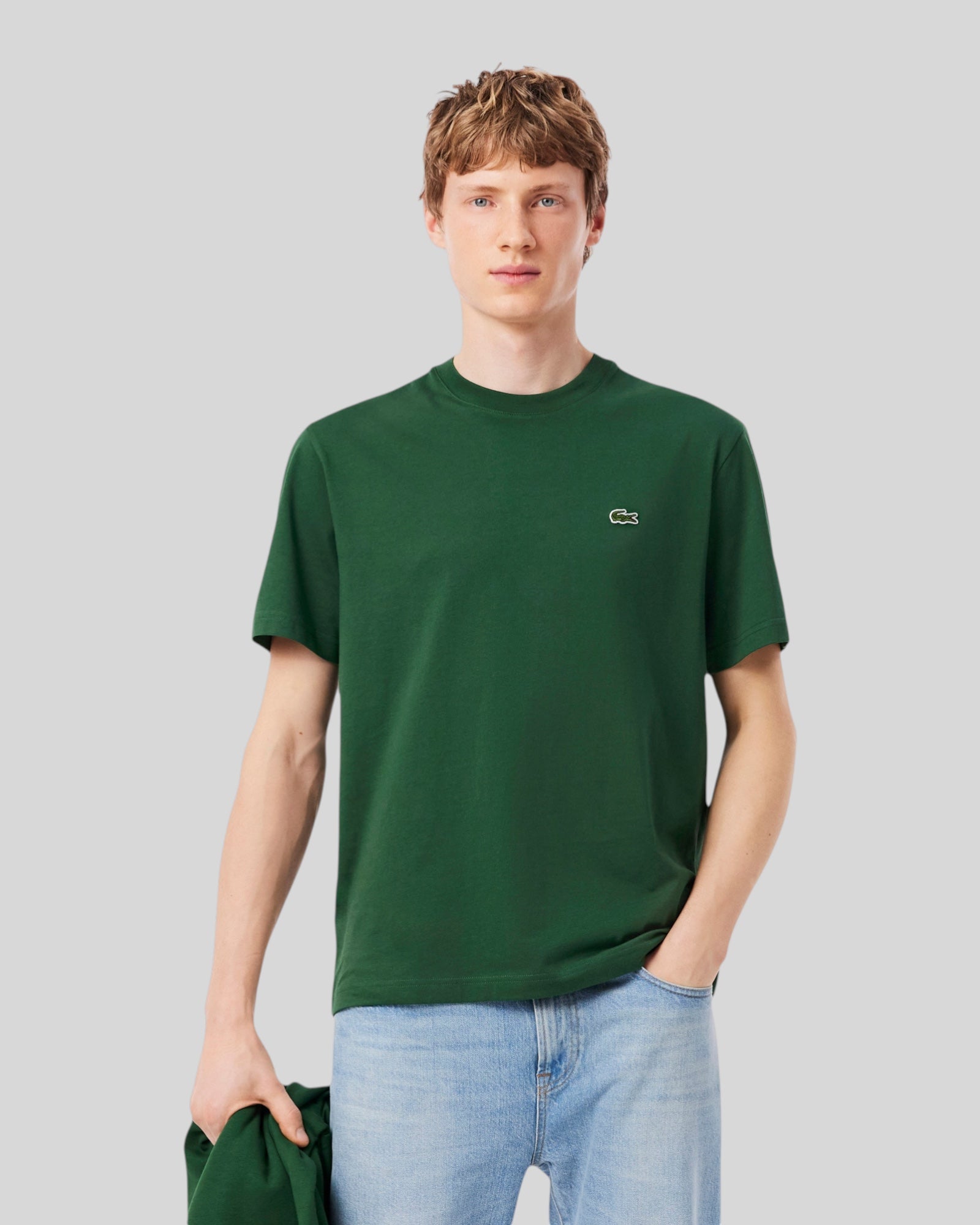 T-Shirt Classic Fit Verde TH7318-00-132 Lacoste