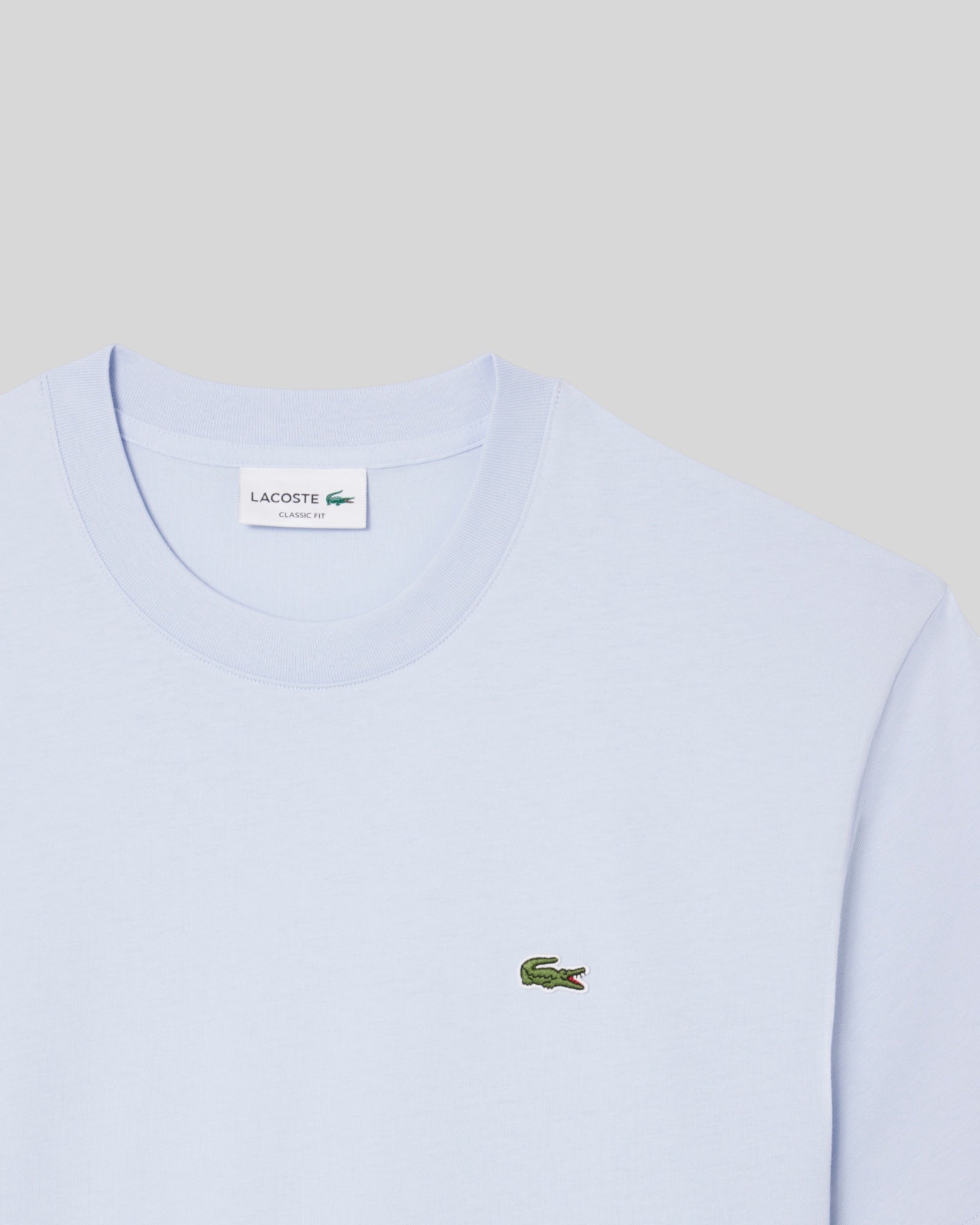 T-Shirt Classic Fit Blu Chiaro TH7318-00-J2G Lacoste