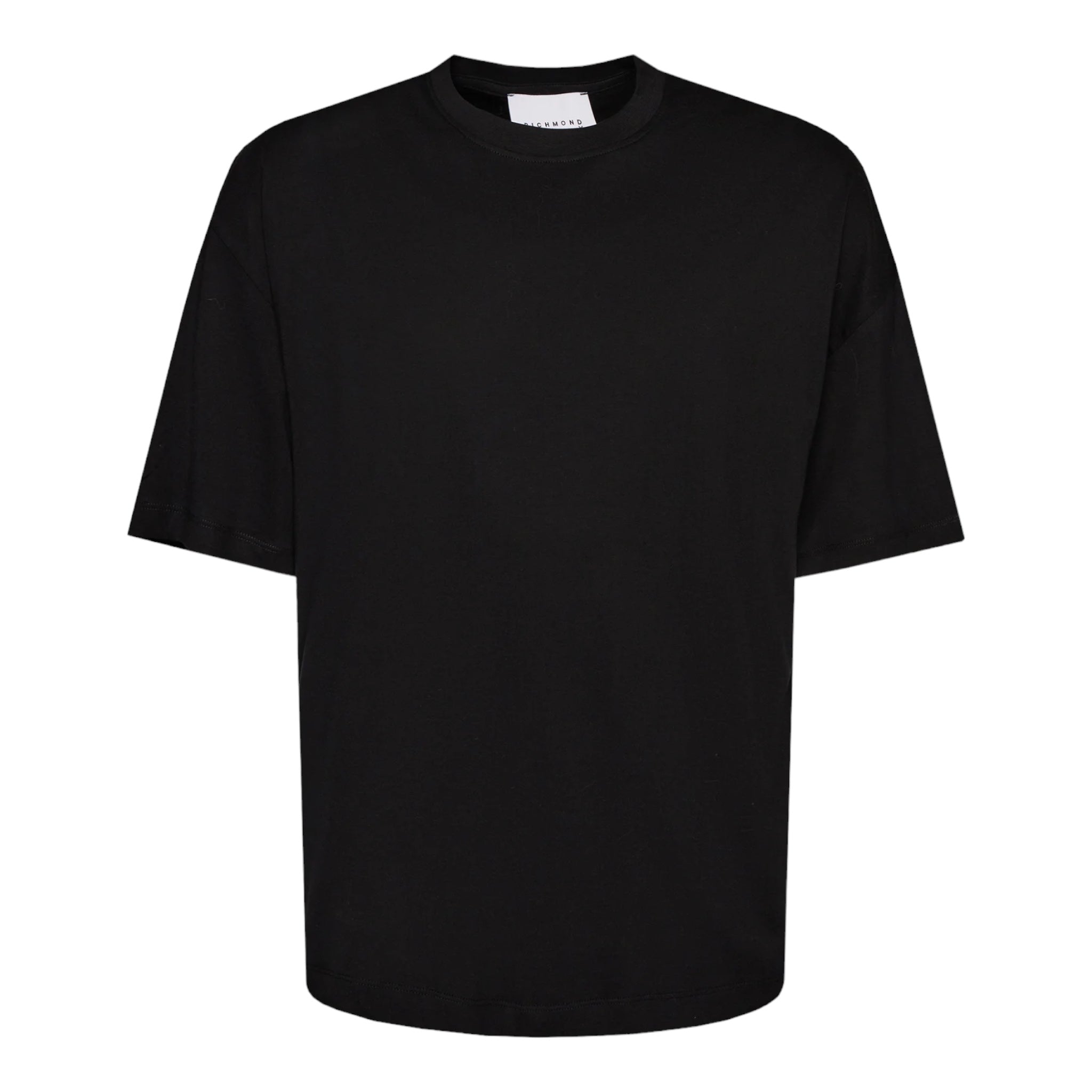 Over Hugly Black T-Shirt UMP24059TS John Richmond