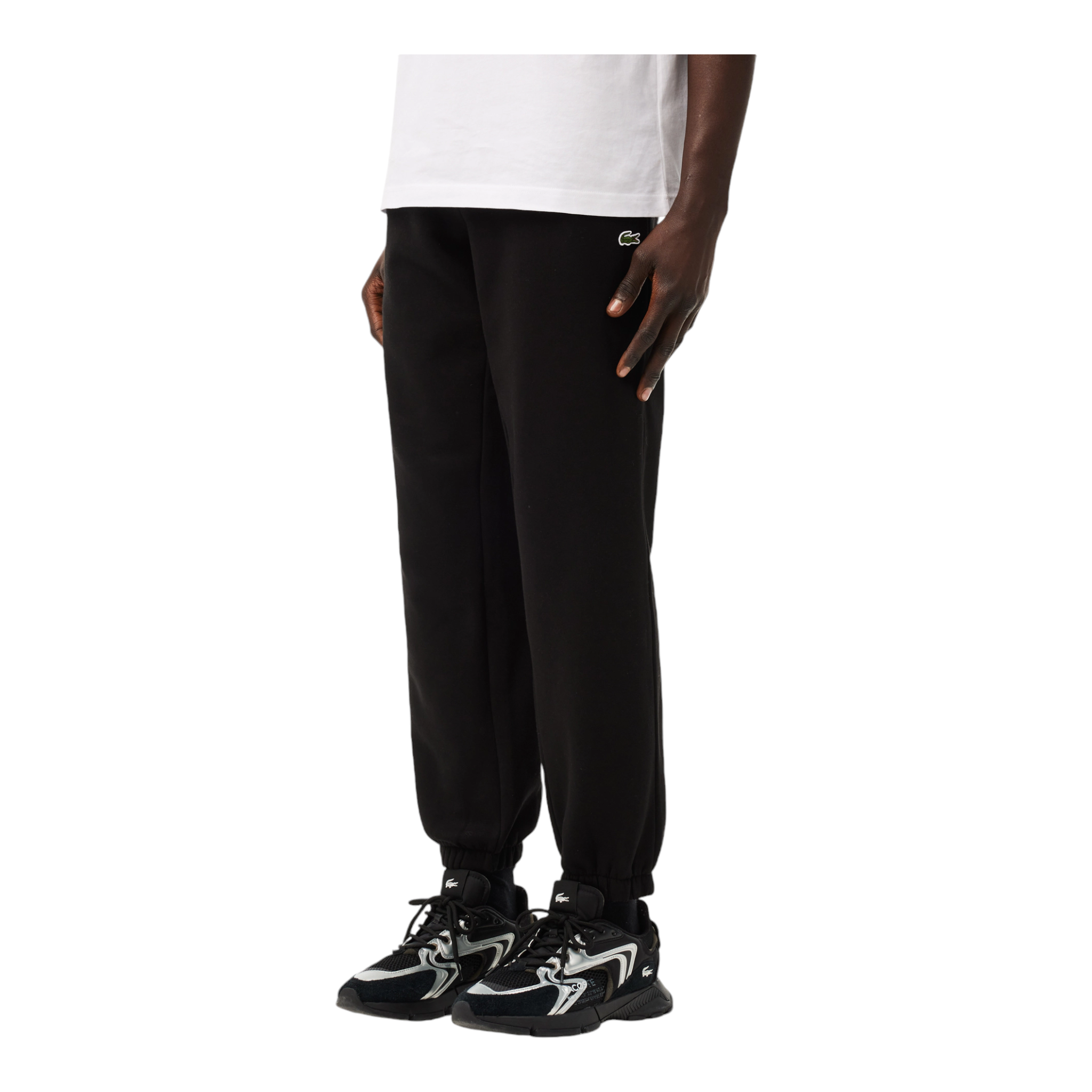 Pantalone Tuta Regular Fit Nero XH9610-00-031 Lacoste