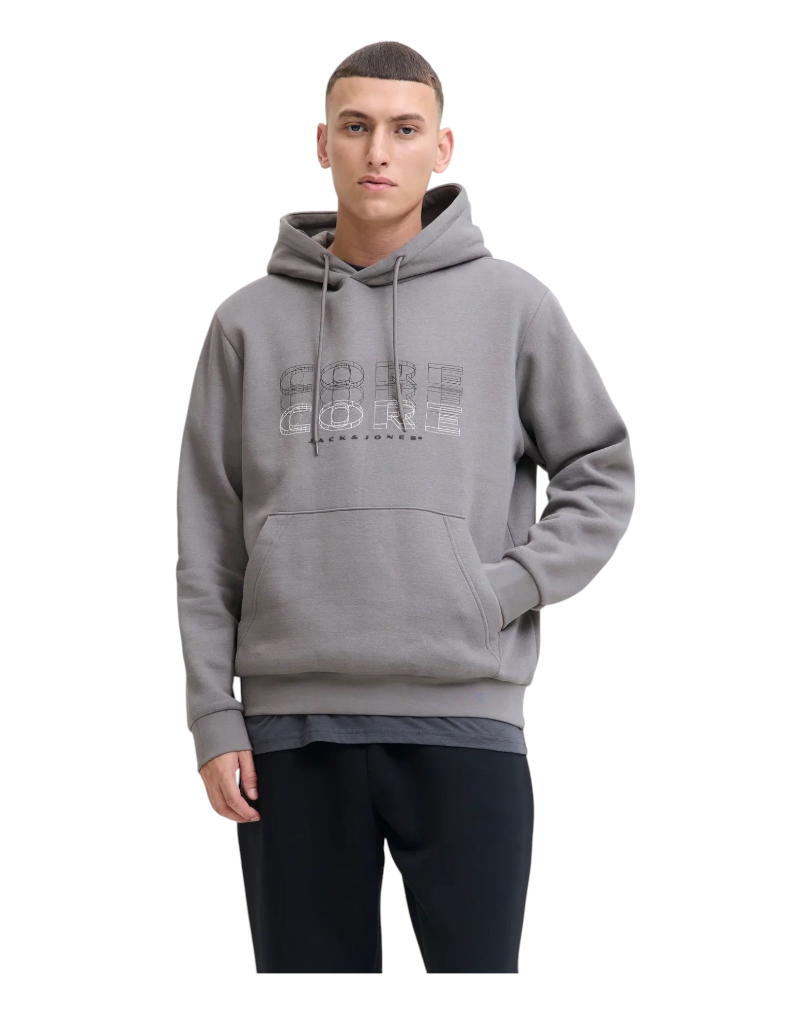 Felpa Con Cappuccio Jcofusion Branding Sweat Hoodie City Skyline 12284536 Jack & Jones