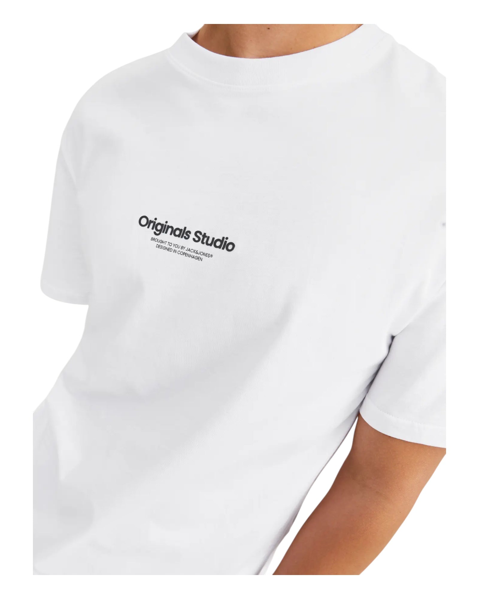 T-Shirt Jorvesterbro Tee ss Bianco 12240121 Jack & Jones