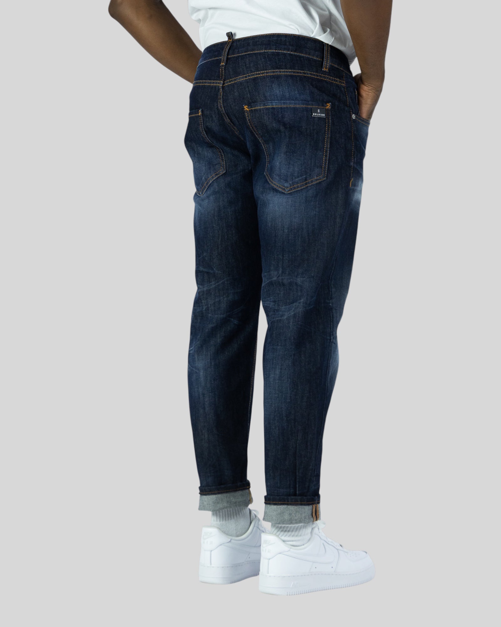 Jeans 5 Tasche Slim Fit New Woll 765B Soldier