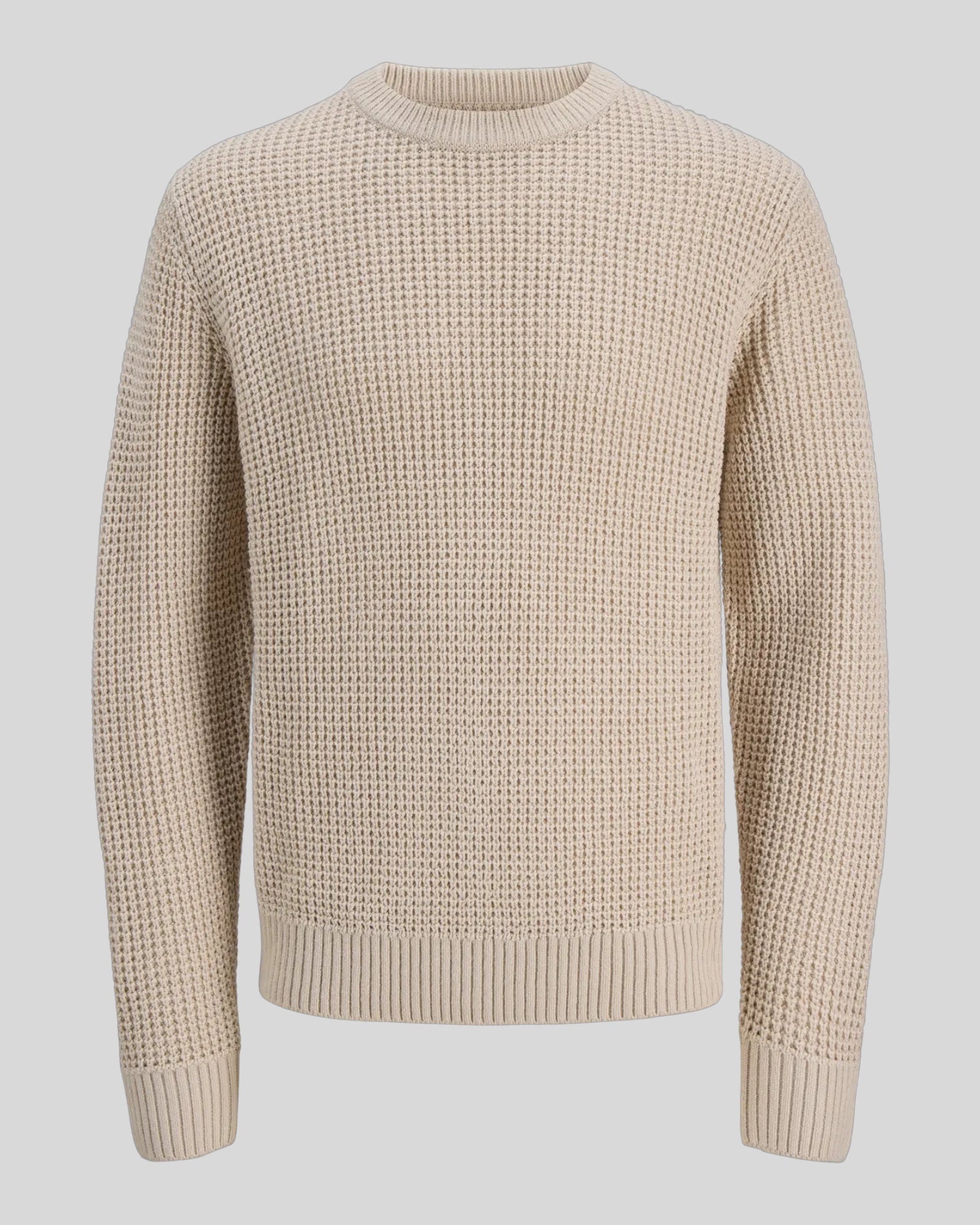 Maglione Girocollo Jjglobal Knit Crew Moonbeam 12287594 Jack & Jones