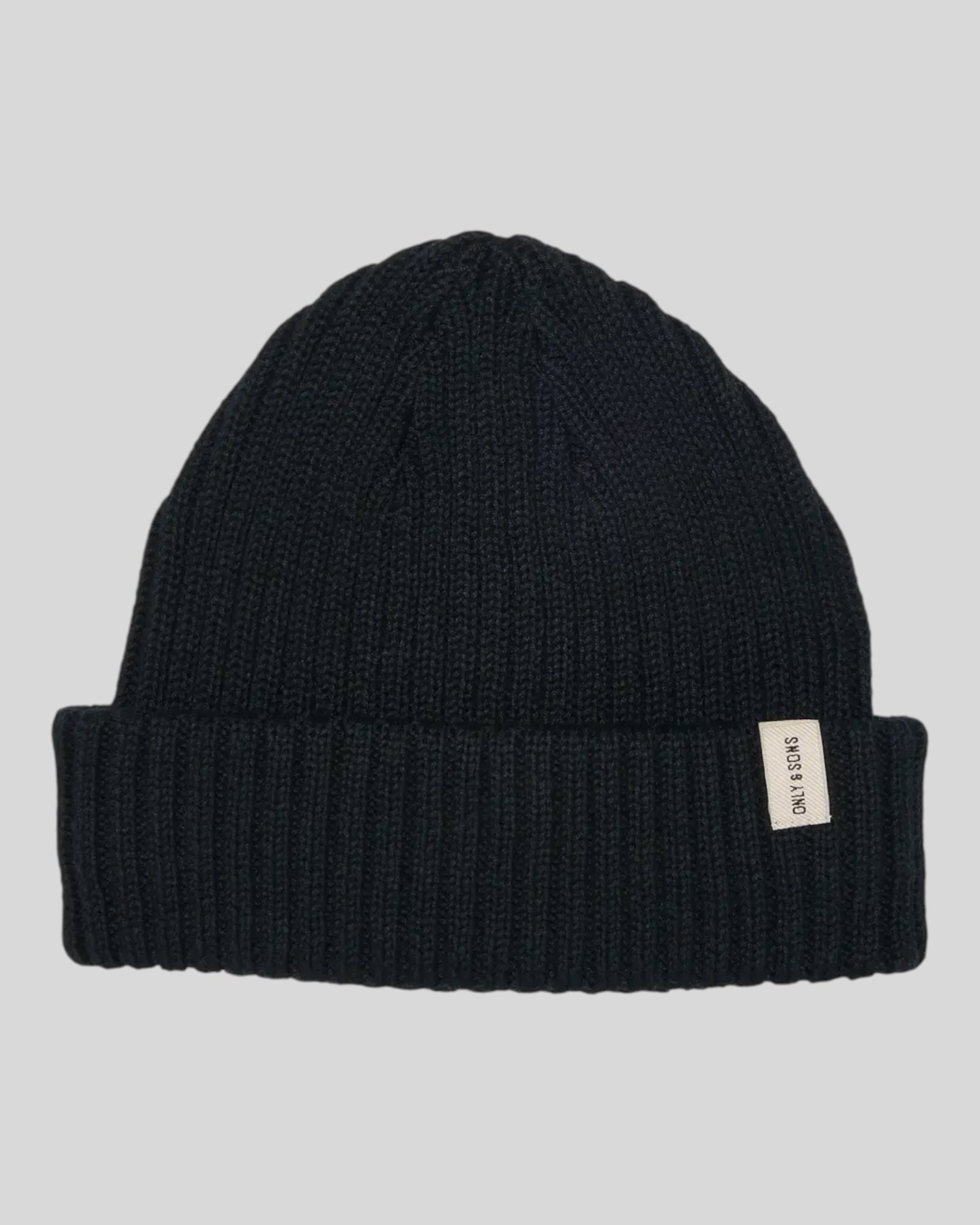 Berretto Onsryan Rib Fisherman Beanie Nero 22029811 Only & Sons