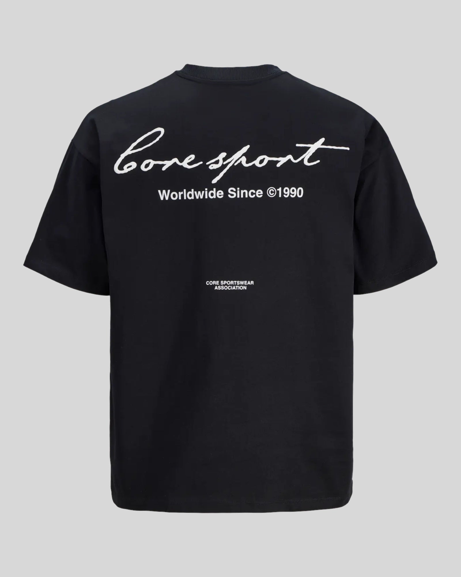 T-Shirt Jcodust Script Back SS Nero 12292982 Jack & Jones