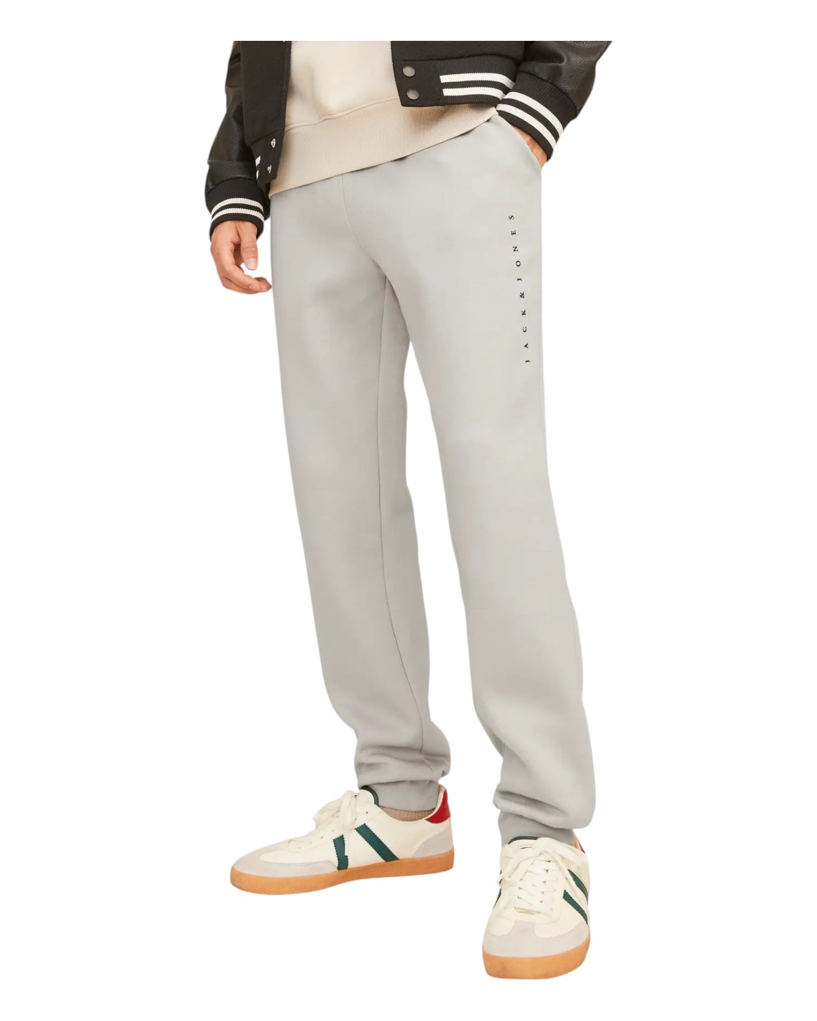 Pantalone Tuta Jjgordon Star Sweat Moonbeam 12248838 Jack & Jones