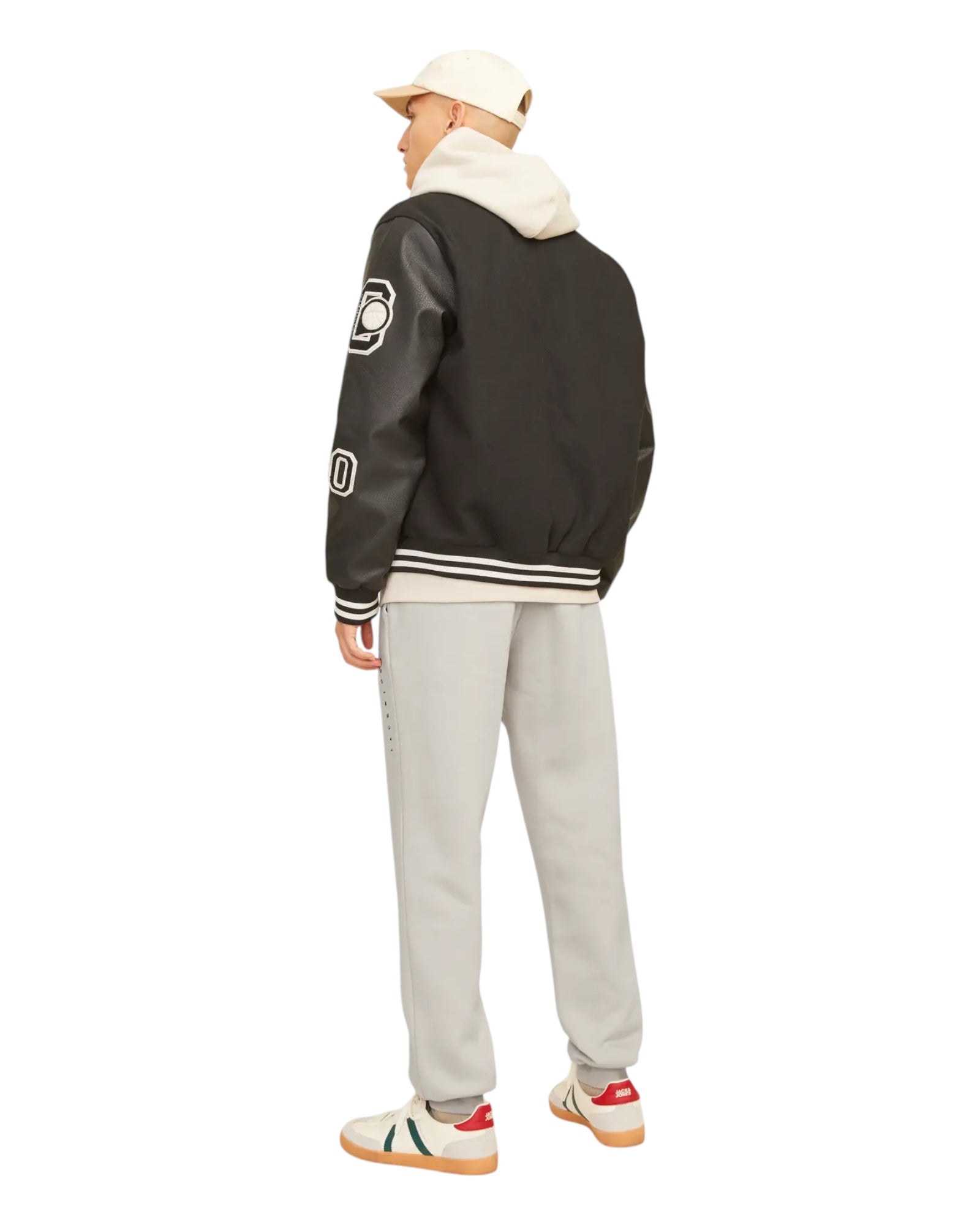 Pantalone Tuta Jjgordon Star Sweat Moonbeam 12248838 Jack & Jones