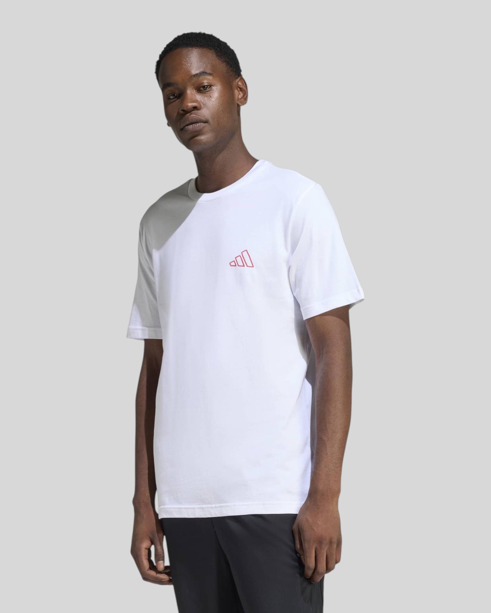 T-Shirt Triple Stripe Vibe Tee Bianca  JZ5028 Adidas