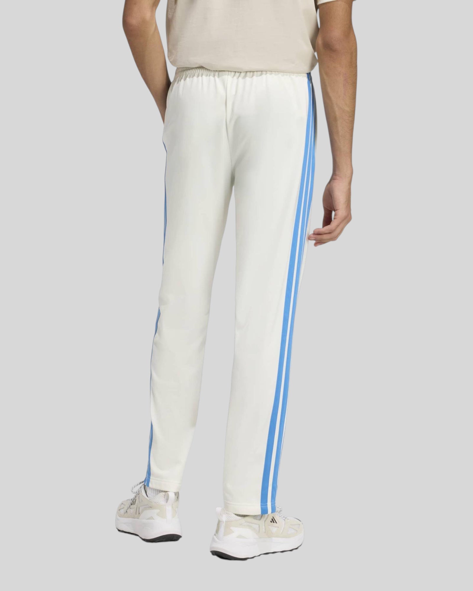 Pantalone In Tricot 3 Stripes Bianco/Blue KC1376 Adidas