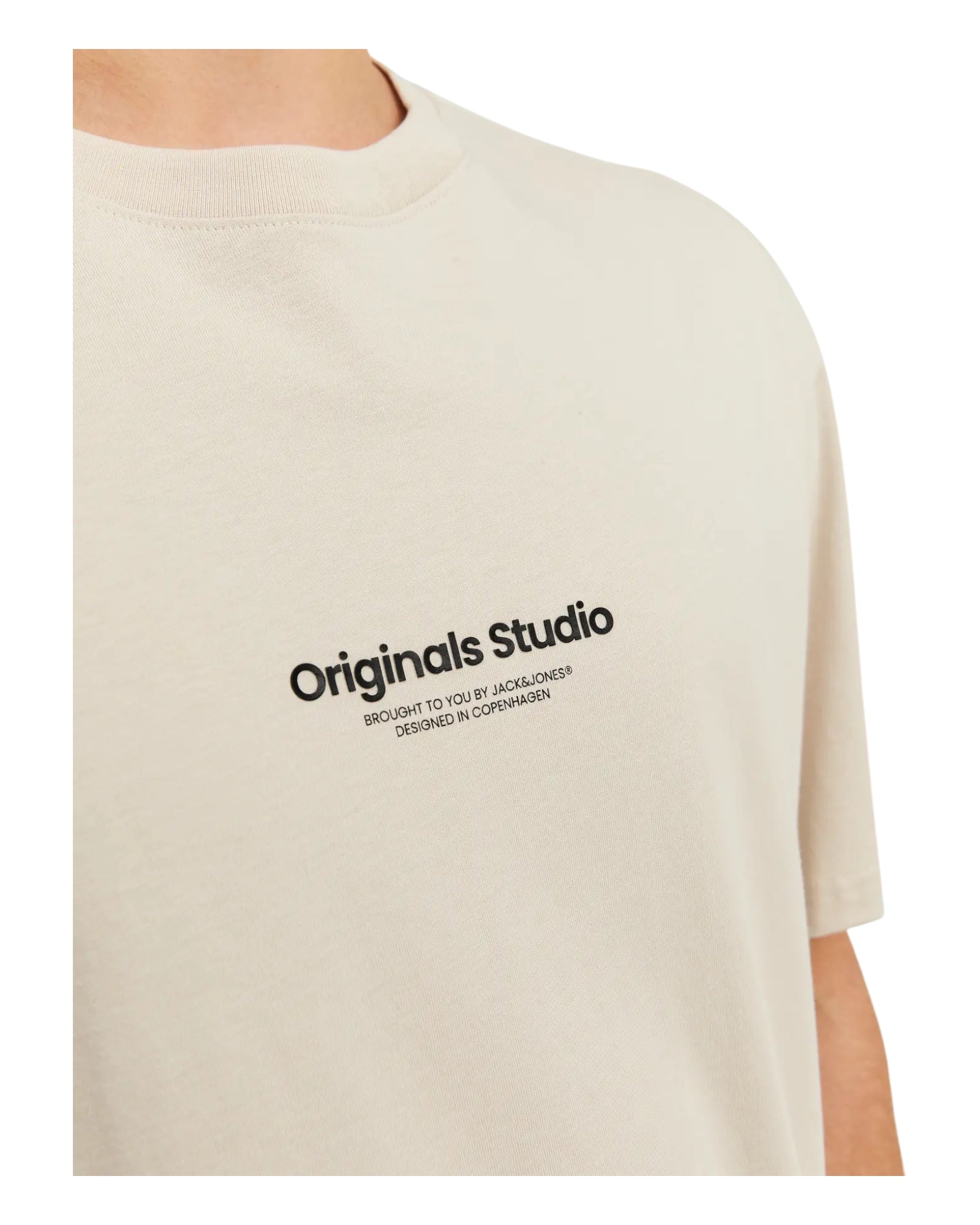T-Shirt Jorvesterbro Tee ss Moonbeam 12240121 Jack & Jones