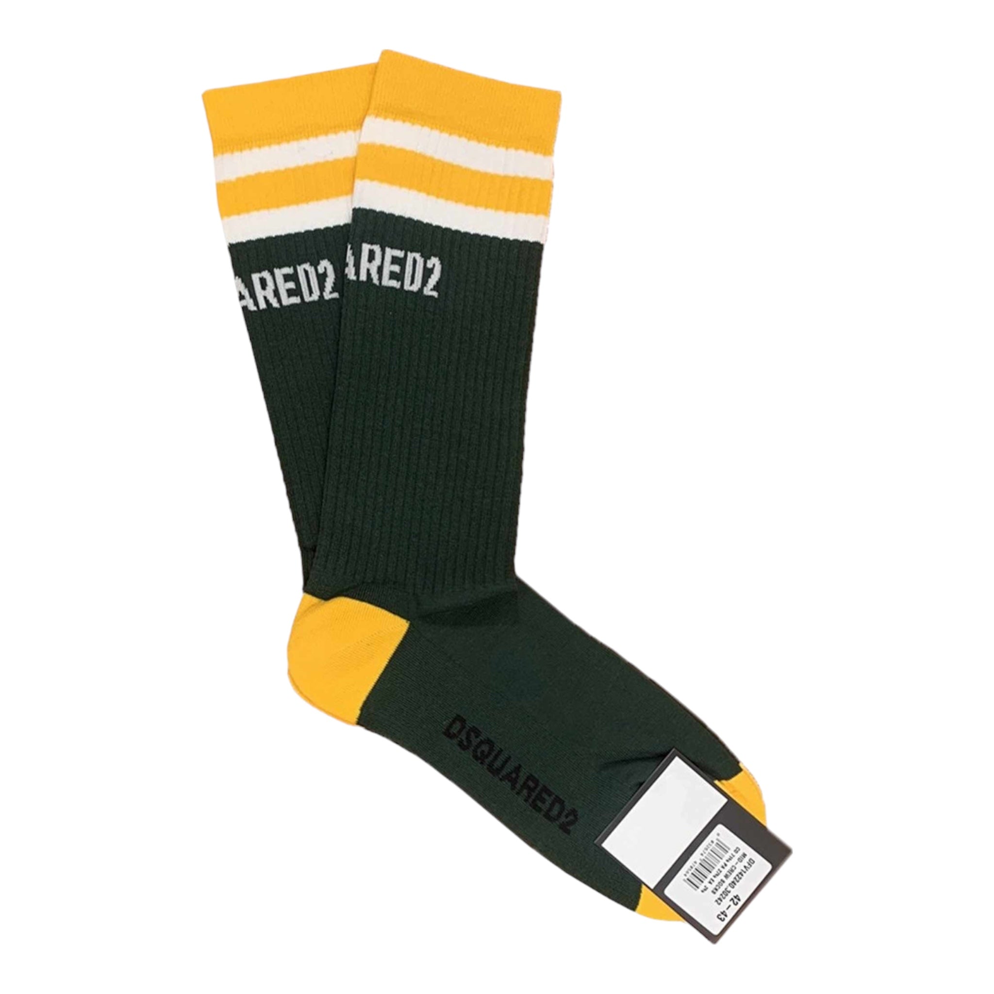 Crew Socks DFV142240 30242 Green Dsquared2