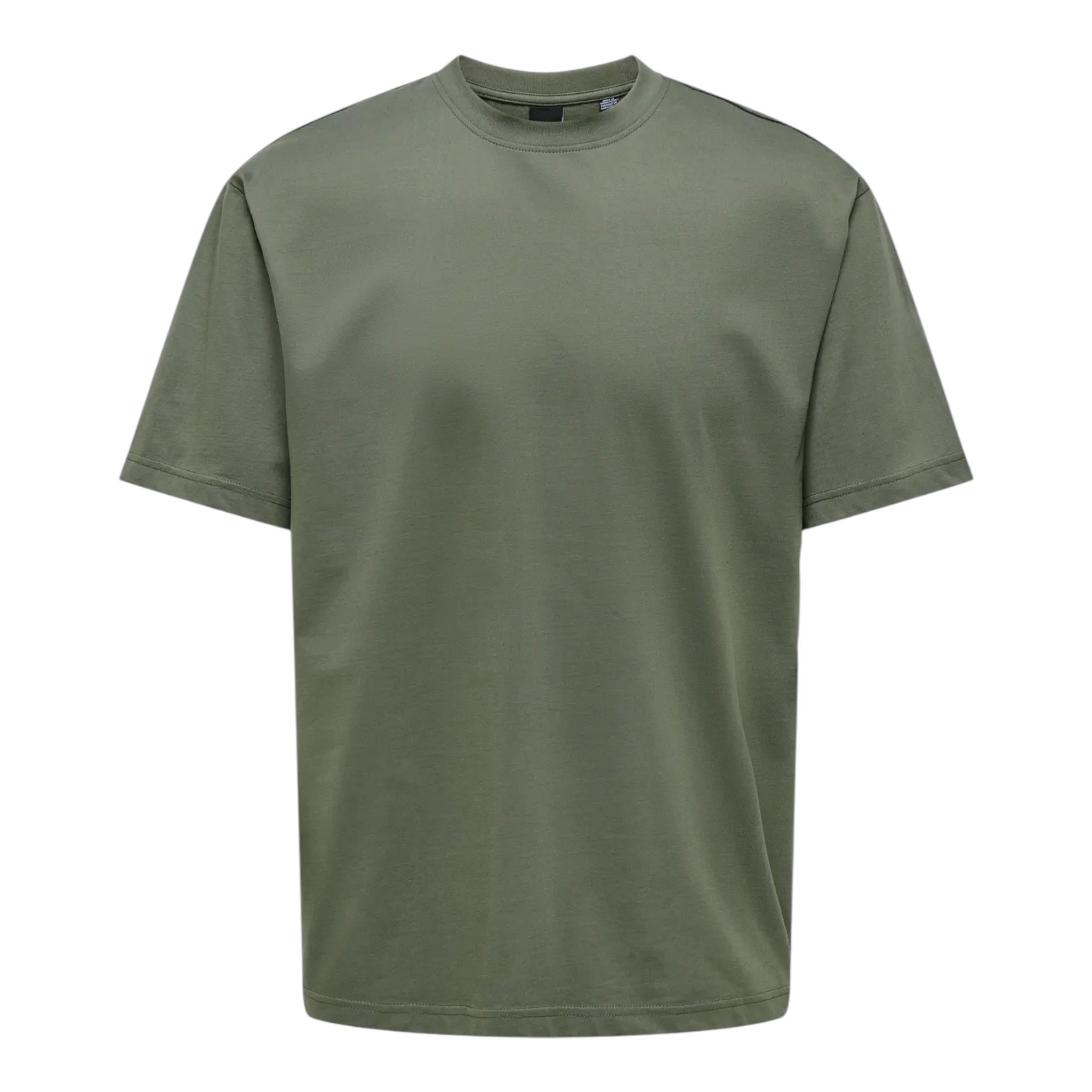 T-Shirt Basic Ons Fred Life Relaxed SS Tee Castor Grey 22022532