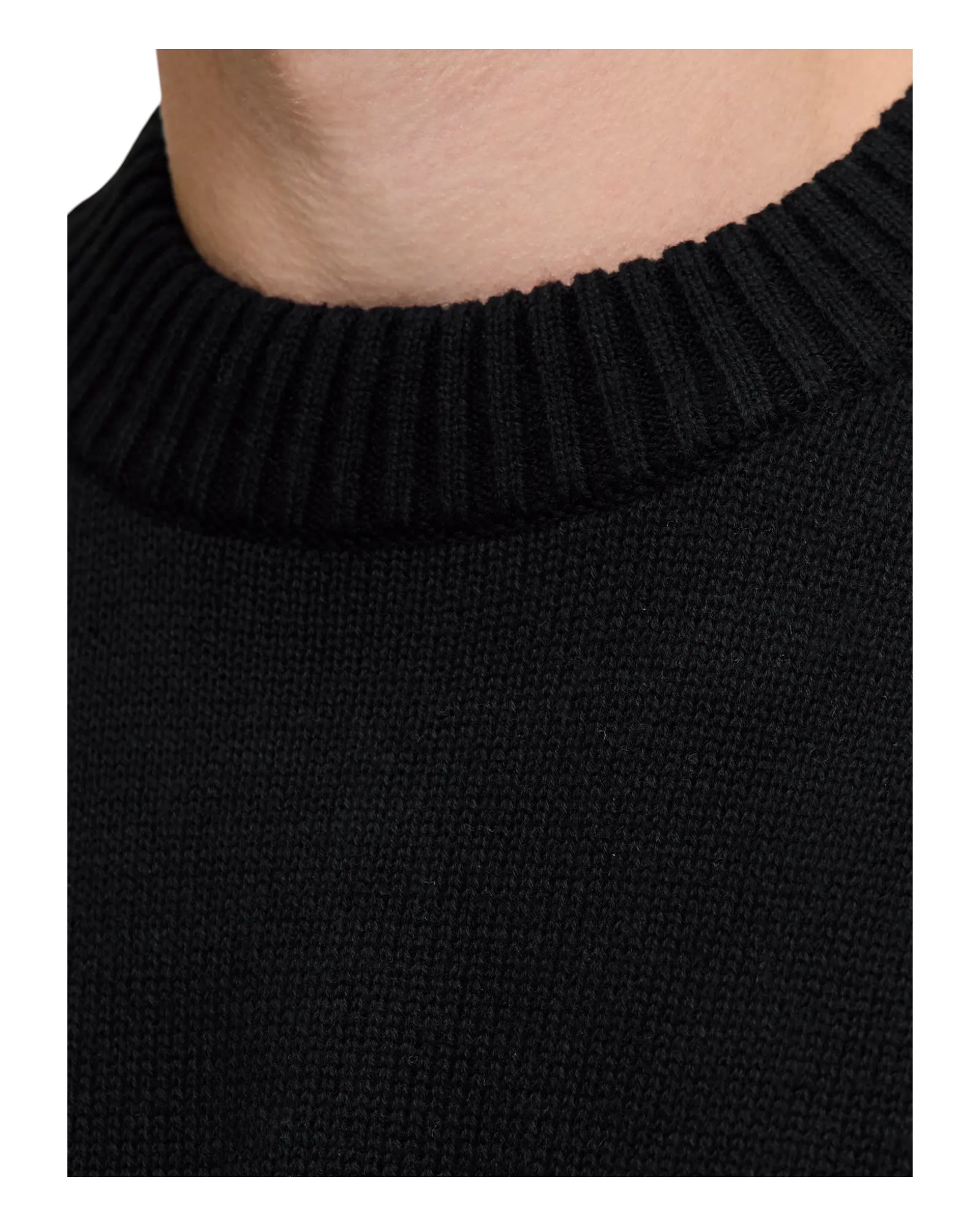 Maglione Girocollo Jjeurban Knit Crew Neck Nero 12278942 Jack & Jones