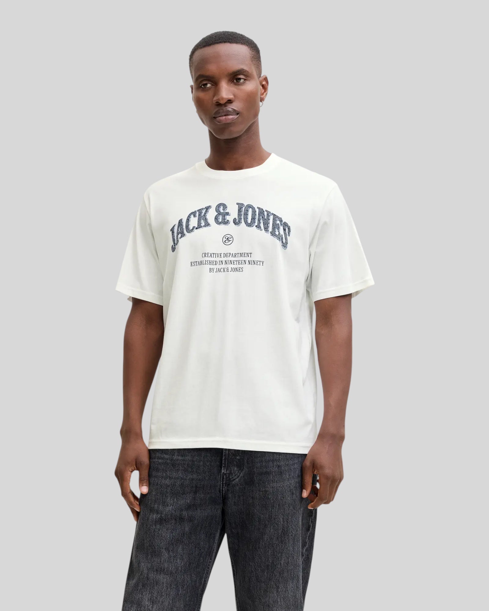 T-Shirt Jjedenver Graphic Tee Cloud Dancer 12291213 Jack & Jones