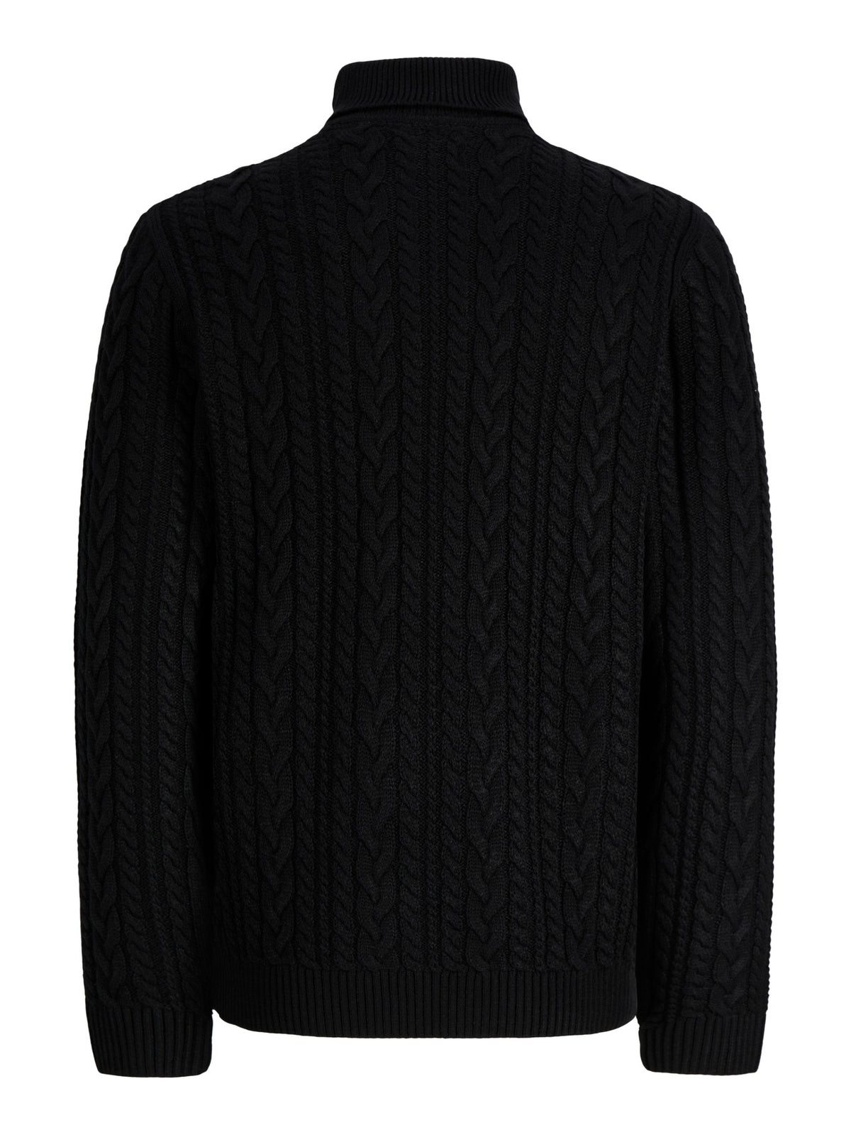 Maglione Jack & Jones JPRBLUCALLUM Cable Knit Roll Neck Black 12299948