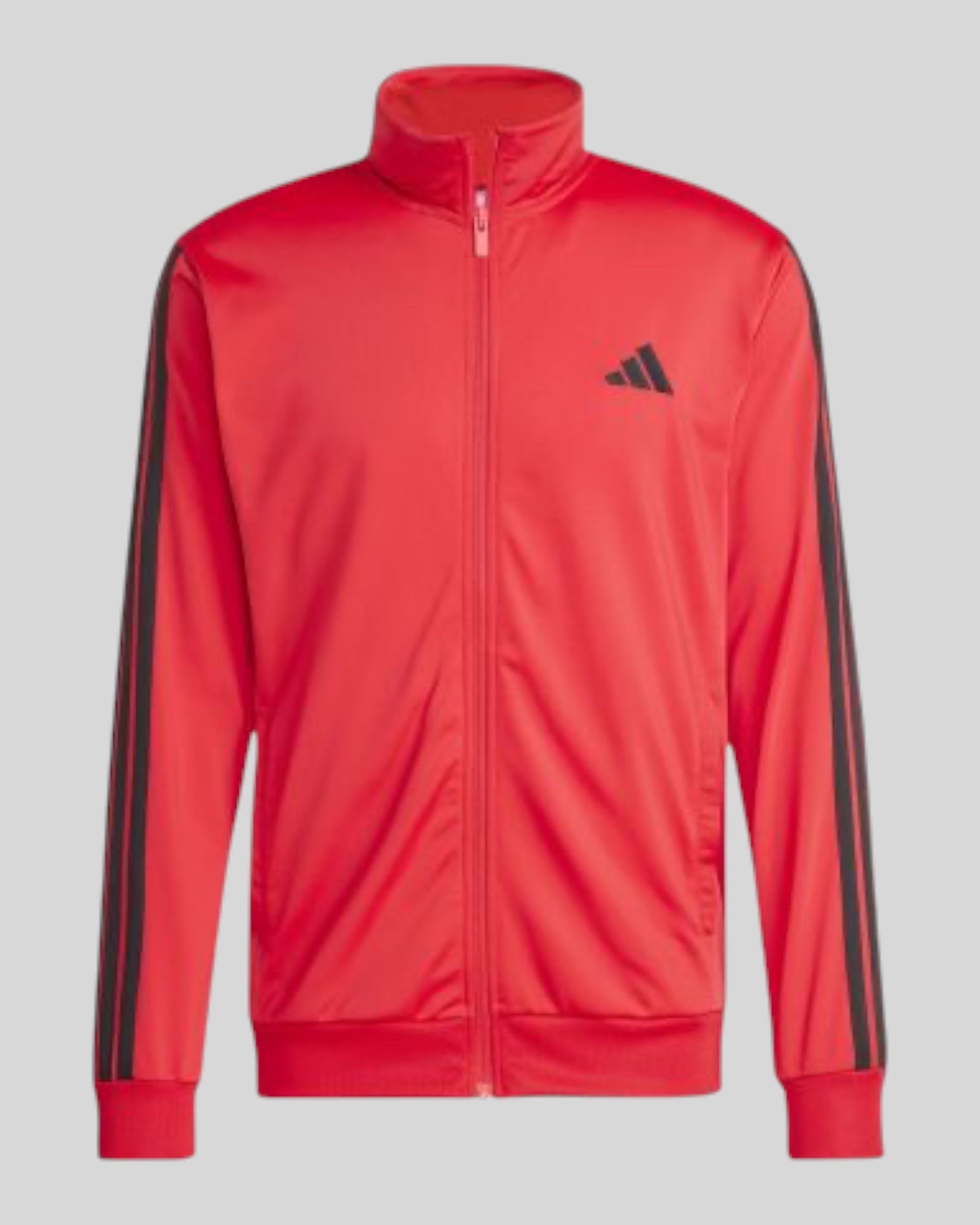 Tuta Basic 3 Stripes Tricot Track Suit Rosso Scuro JI8852 Adidas