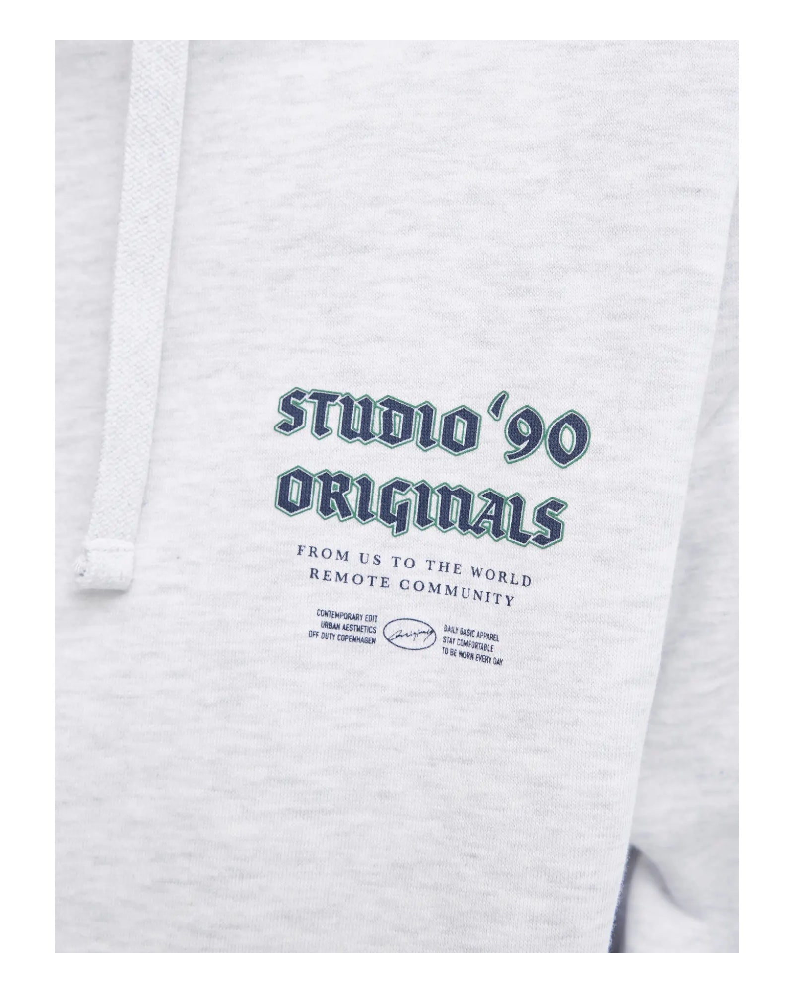 Felpa Con Cappuccio Jormeadows Sweat Hoodie Light Grey 12283868 Jack & Jones