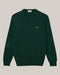 Maglione Uomo Lacoste Girocollo Misto Lana Verde AH3225-00-YZP