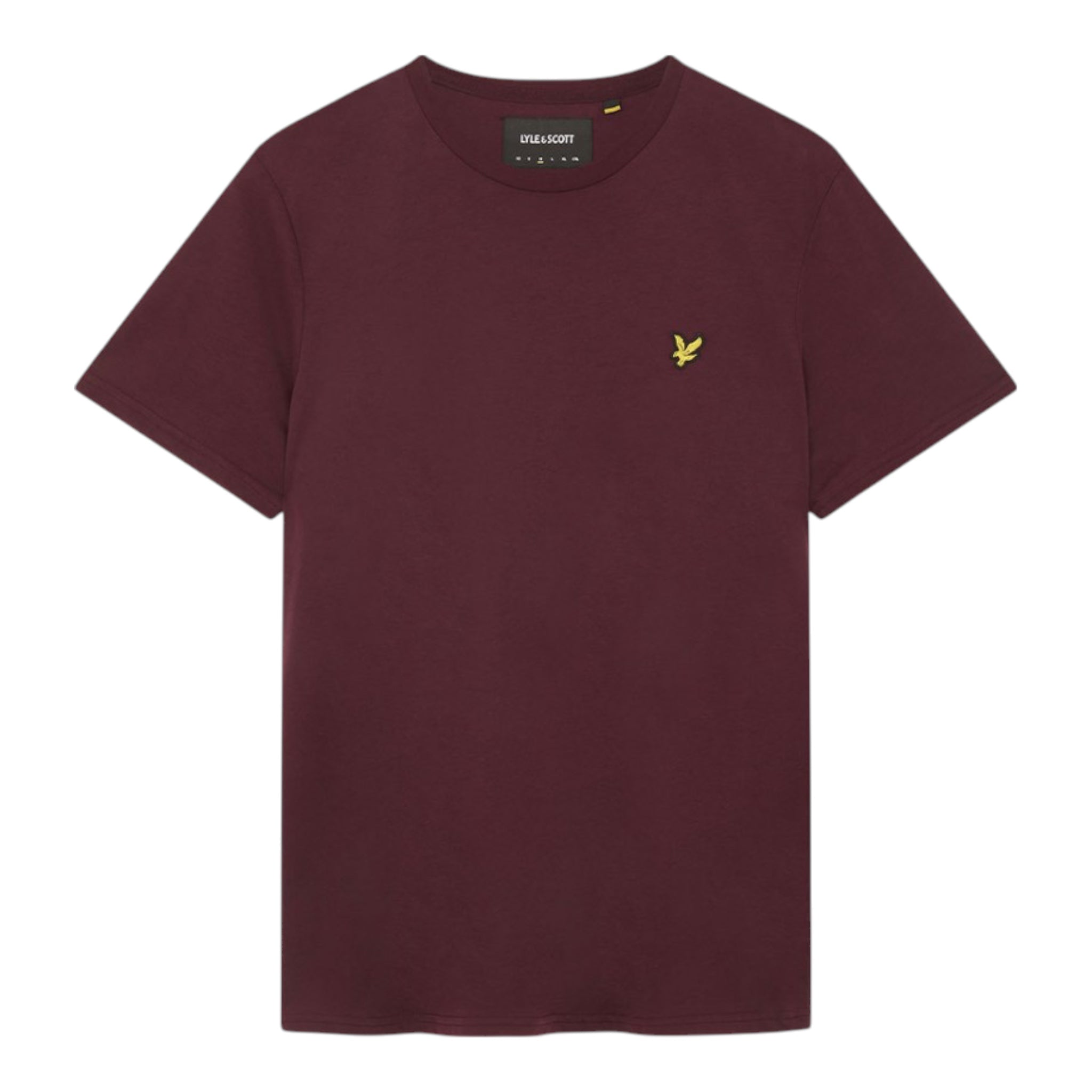 T-Shirt Plain Tee Burgundy TS400VOG Z562 Lyle & Scott